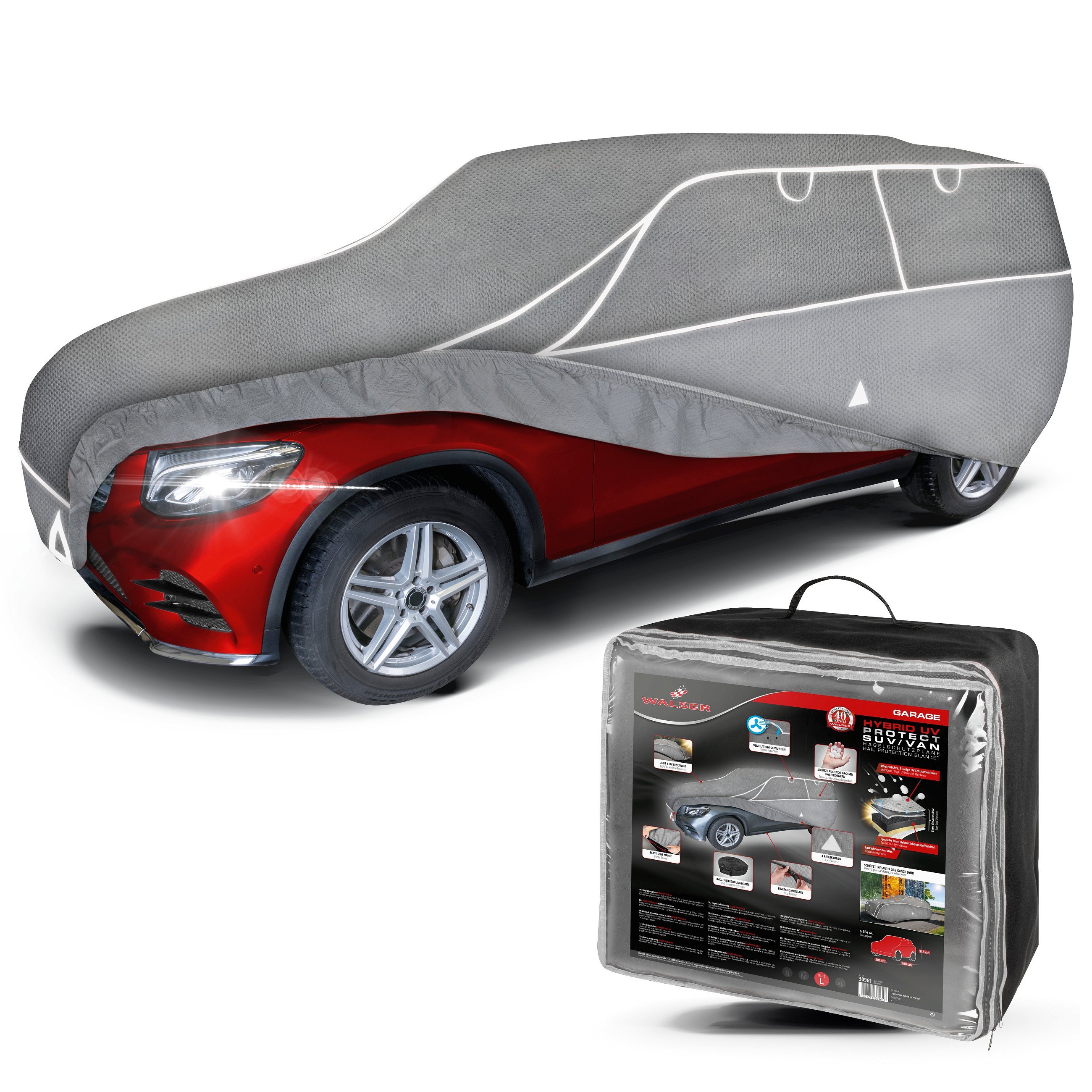 Telo Copriauto antigrandine Hybrid UV Protect SUV misura L