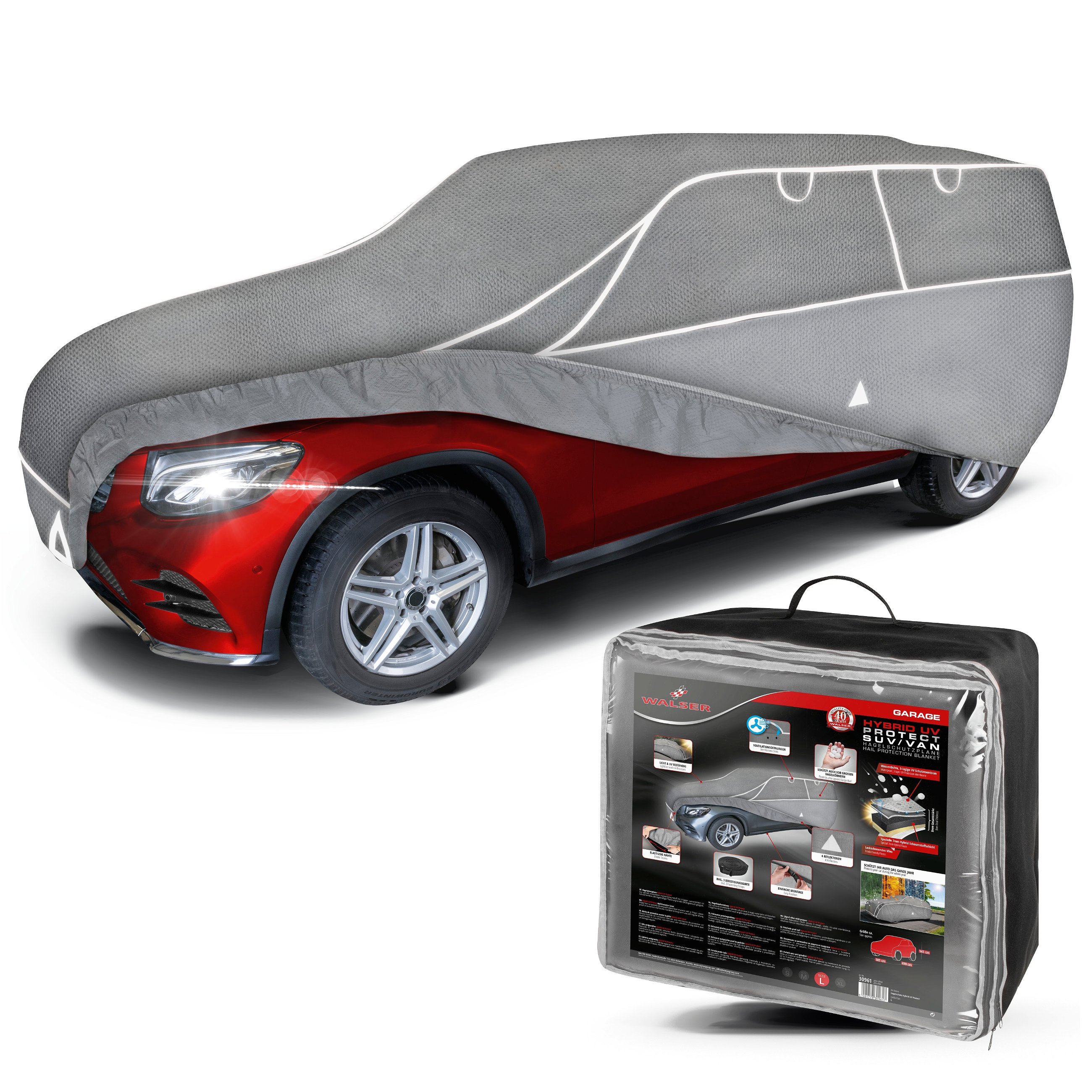 Bâche de voiture antigrêle anti-grêle Hybrid UV Protect SUV taille