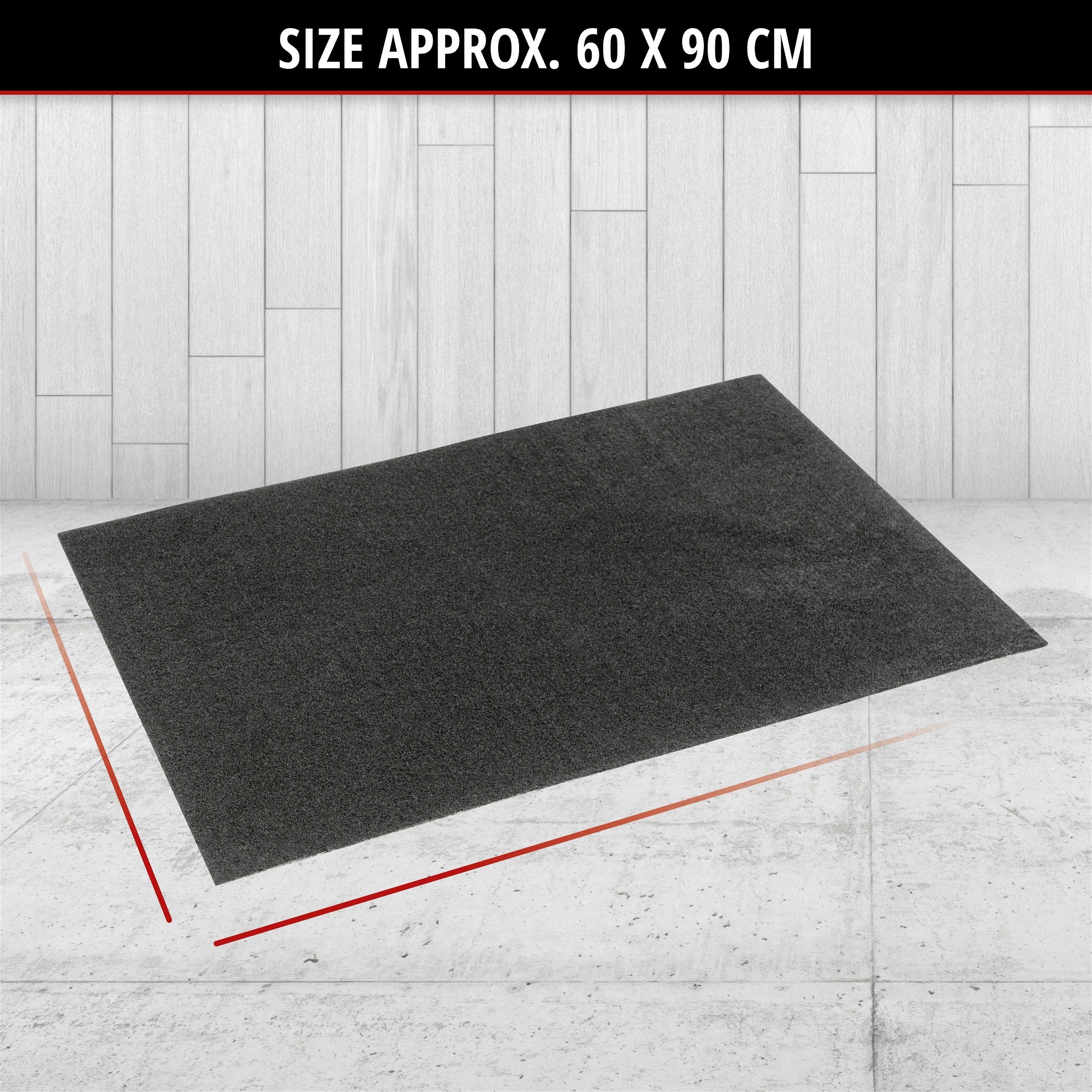 Oil collection mat Clean Max 60x90 cm black