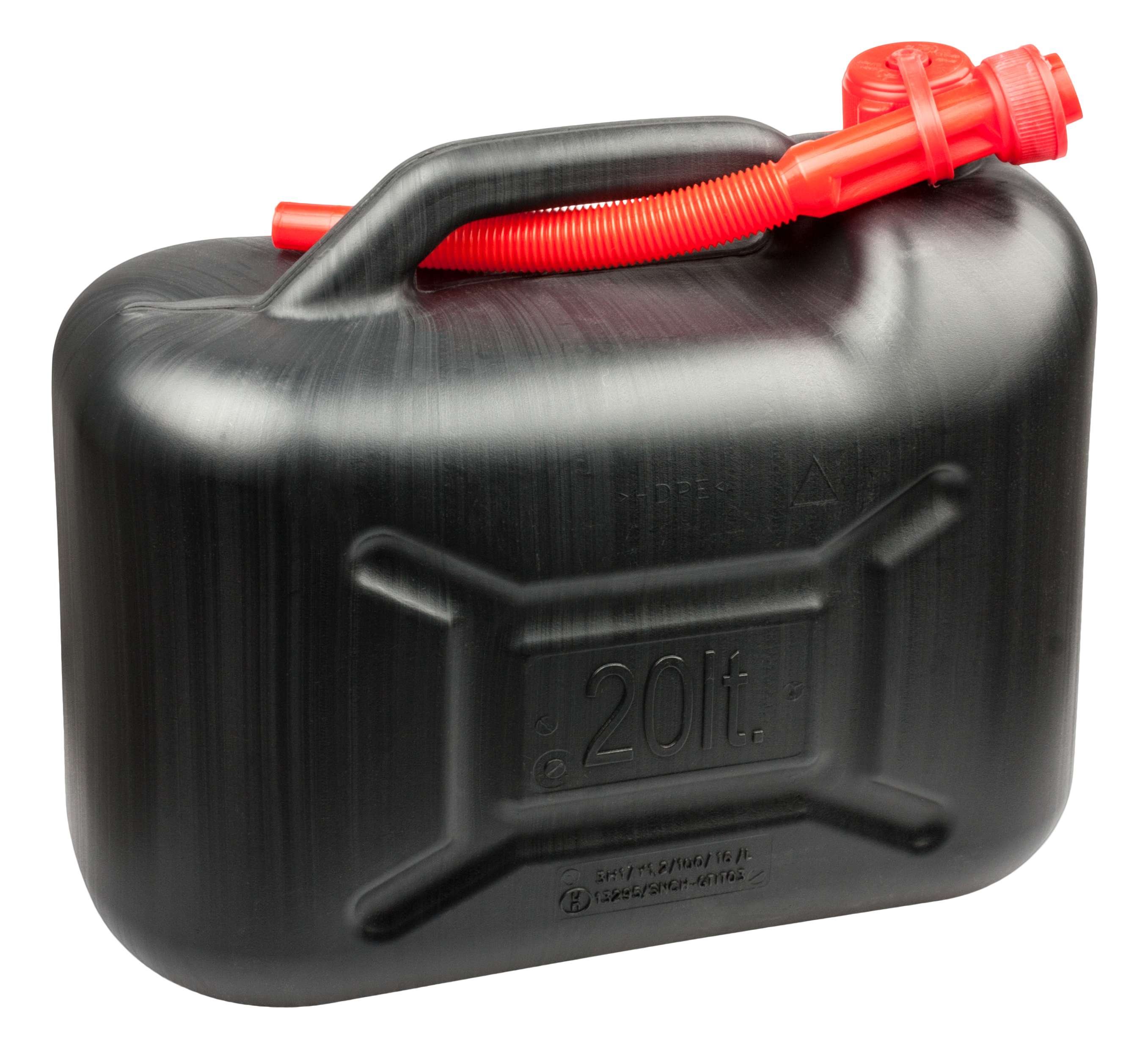 Bidon d'essence de 20 litres - agréé par les Nations unies avec fermeture de sécurité