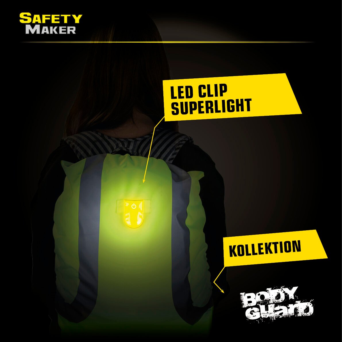 Multilight L, LED-Clip gelb