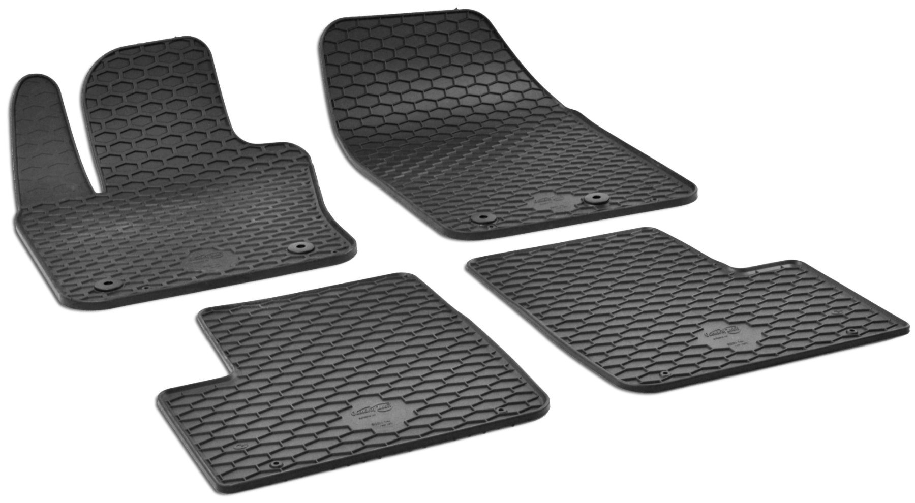 passend für Fiat 500X Gummifußmatten Gummimatten Fußmatten Baujahr 2014