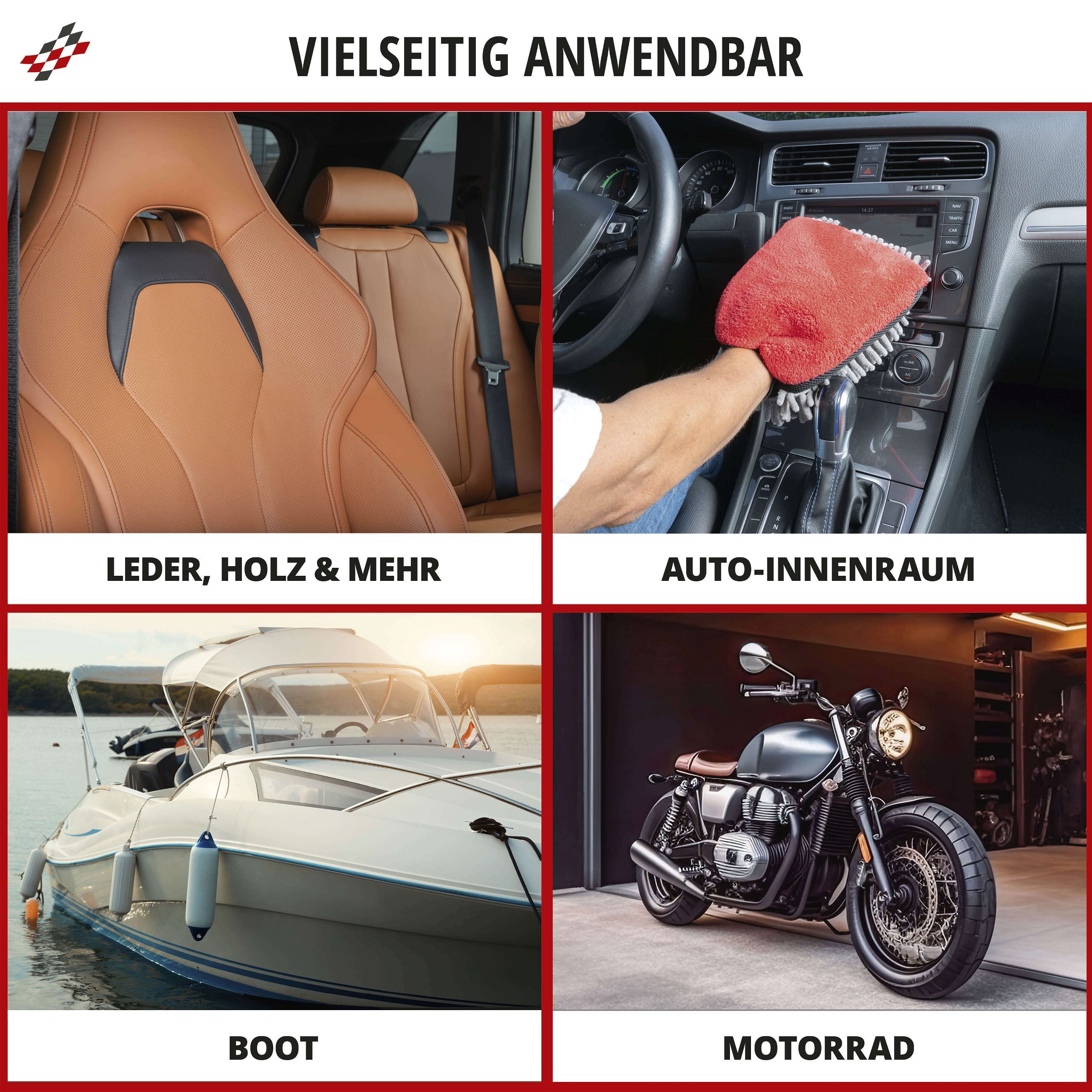 Waschhandschuh & Schwamm aus Mikrofaser
