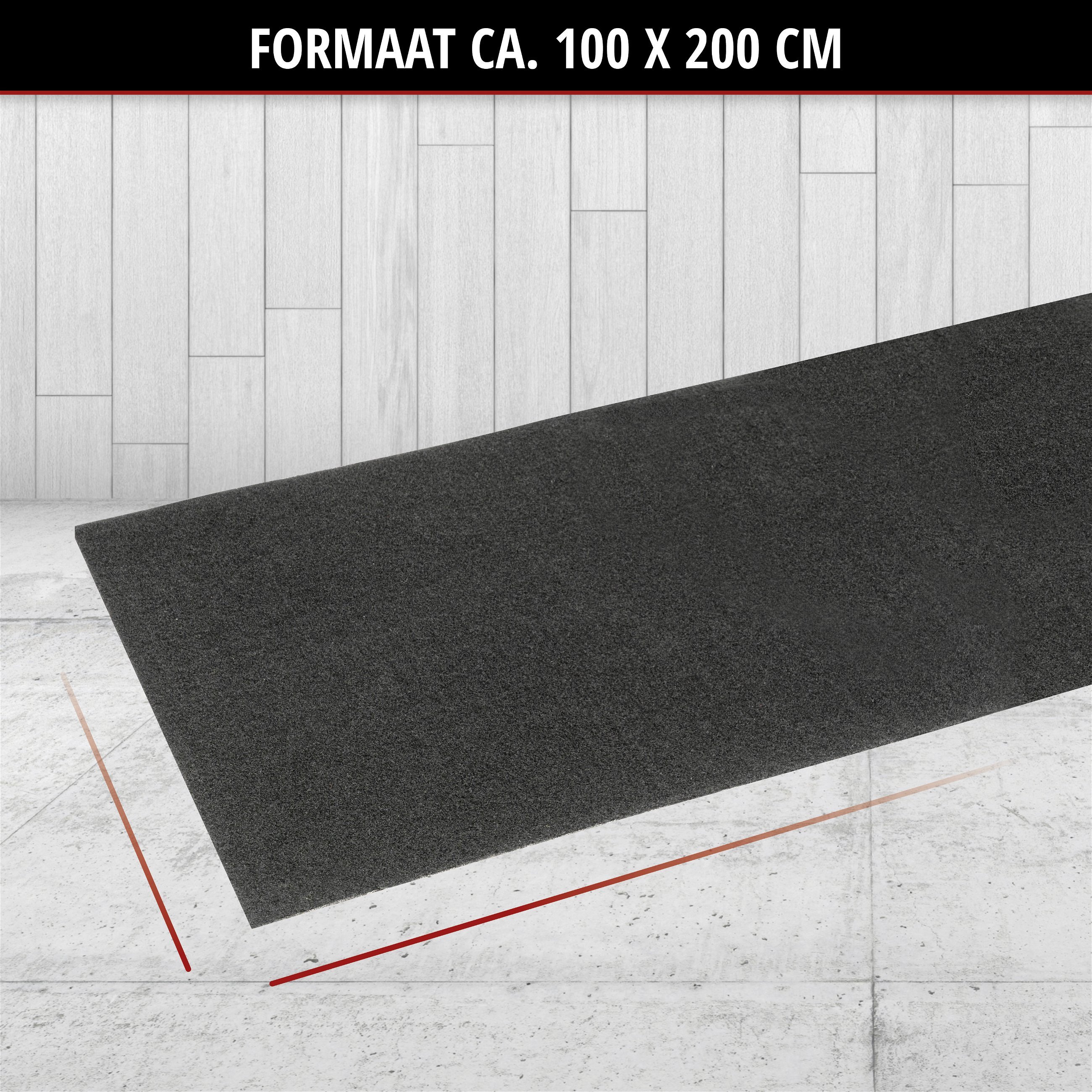 Olie opvangmat Clean Max, robuuste beschermmat 100x200 cm