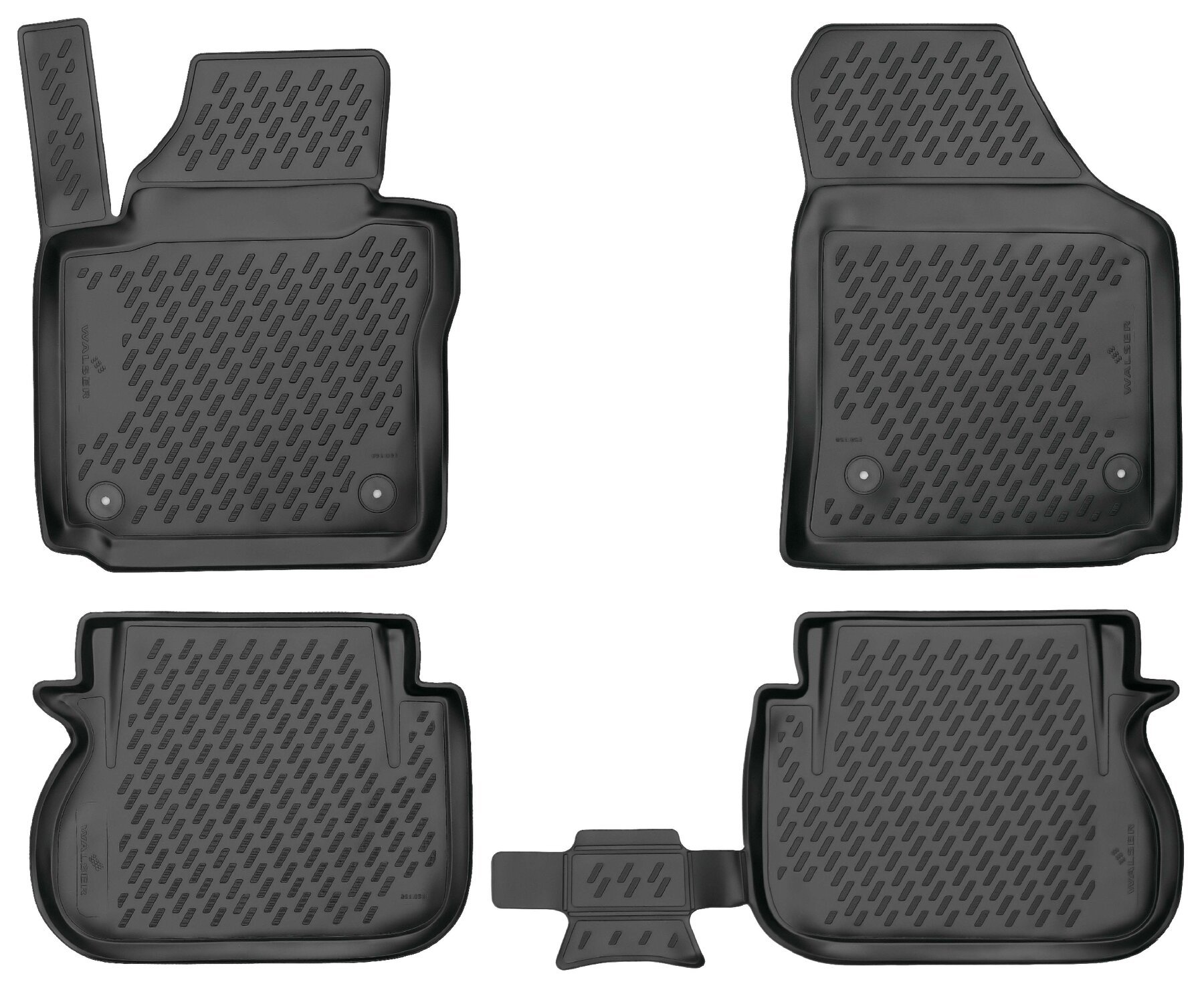 XTR Rubber Mats for VW Caddy 2015-Today