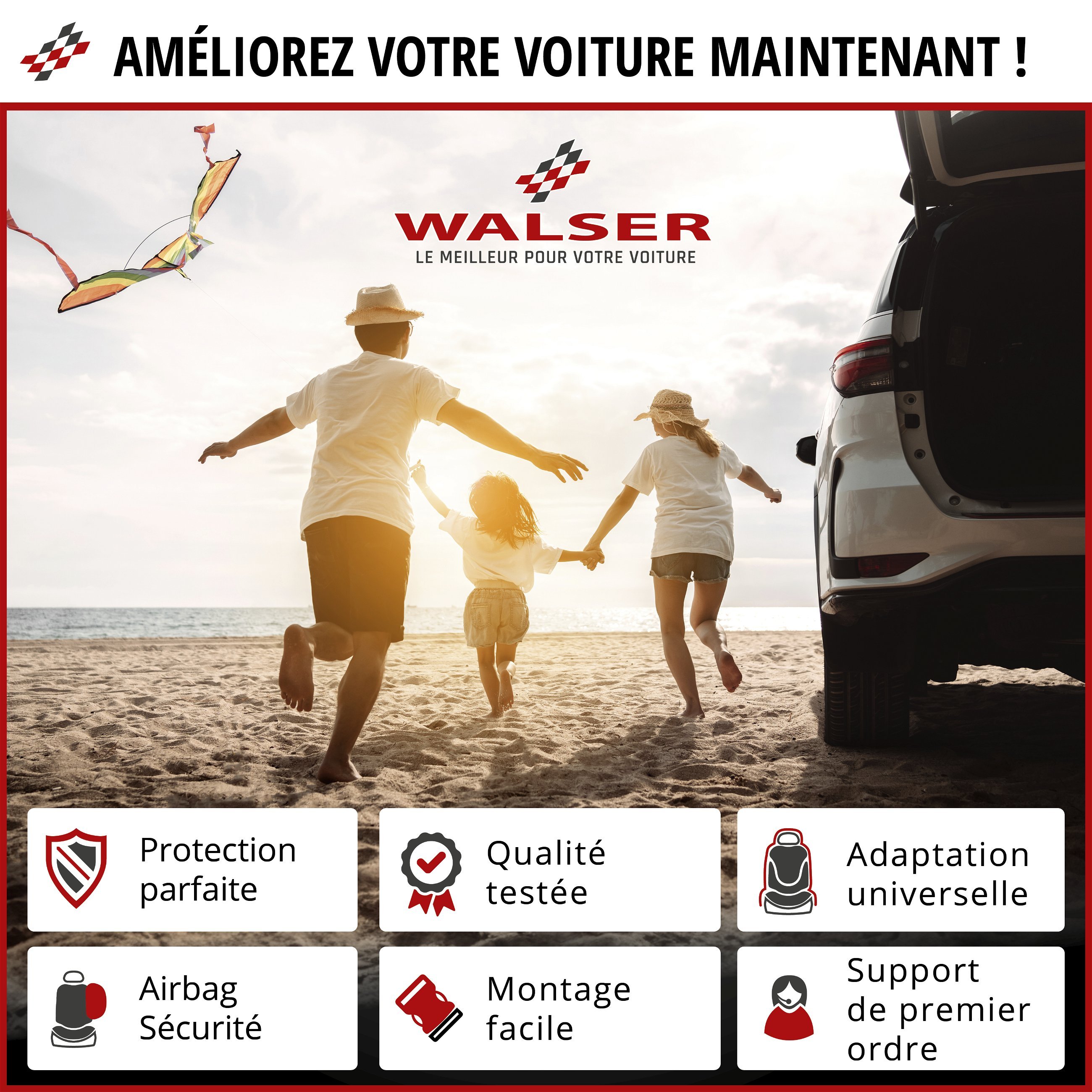 Housse De Siège Auto En Cuir PU - Protection Complète Pour Petites Voitures (couleurs : Beige, Noir, Gris)