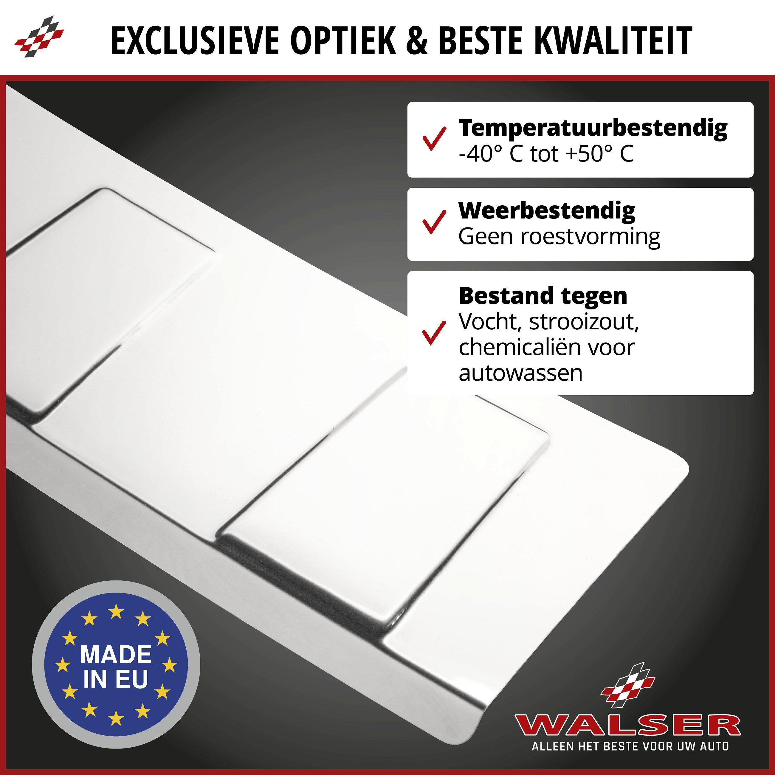 Bumperbescherming Proguard voor Mercedes-Benz V-Klasse (W447) 03/2014-Vandaag
