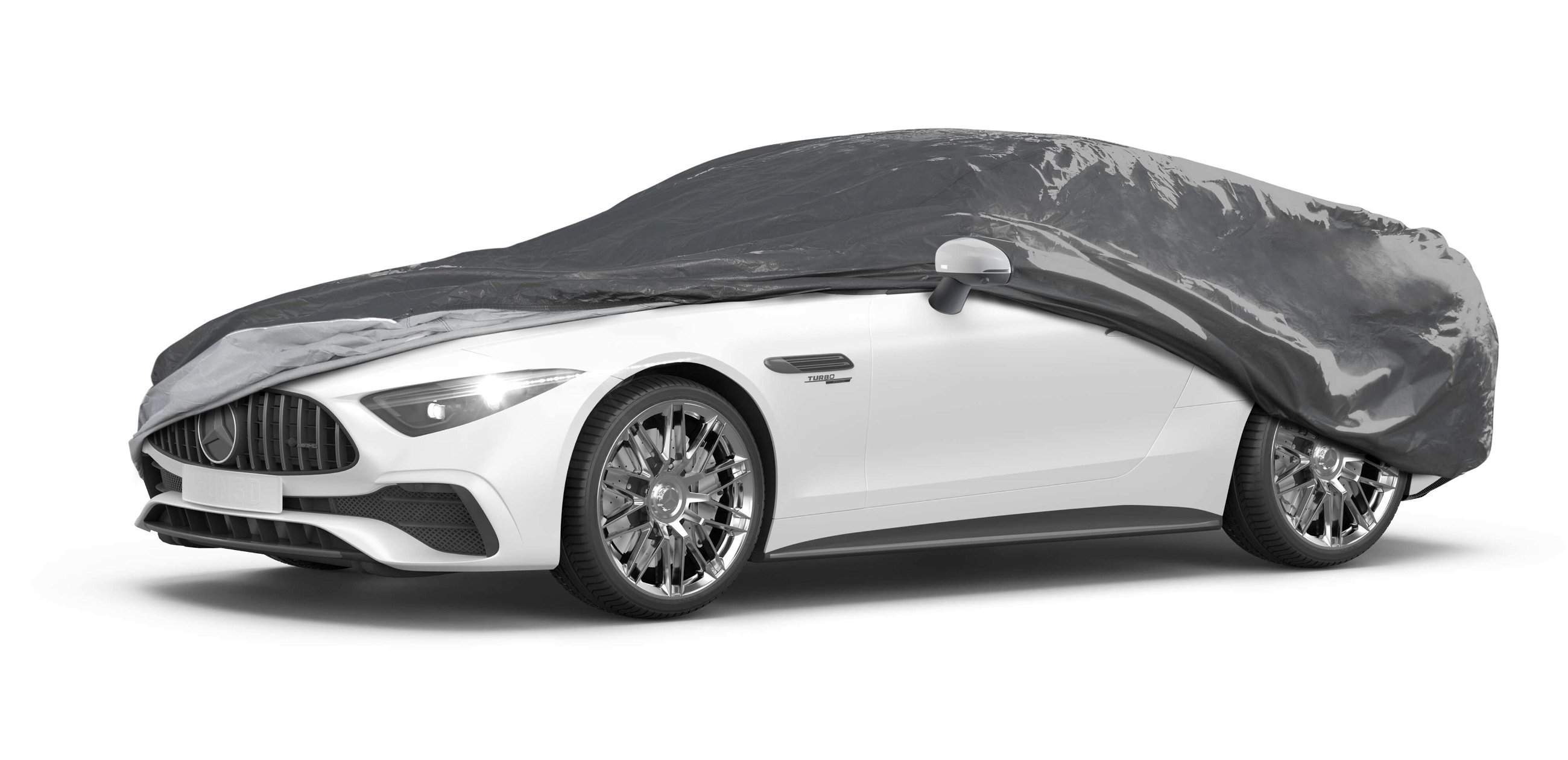 Car cover All Weather Basic, car cover full garage size L grey