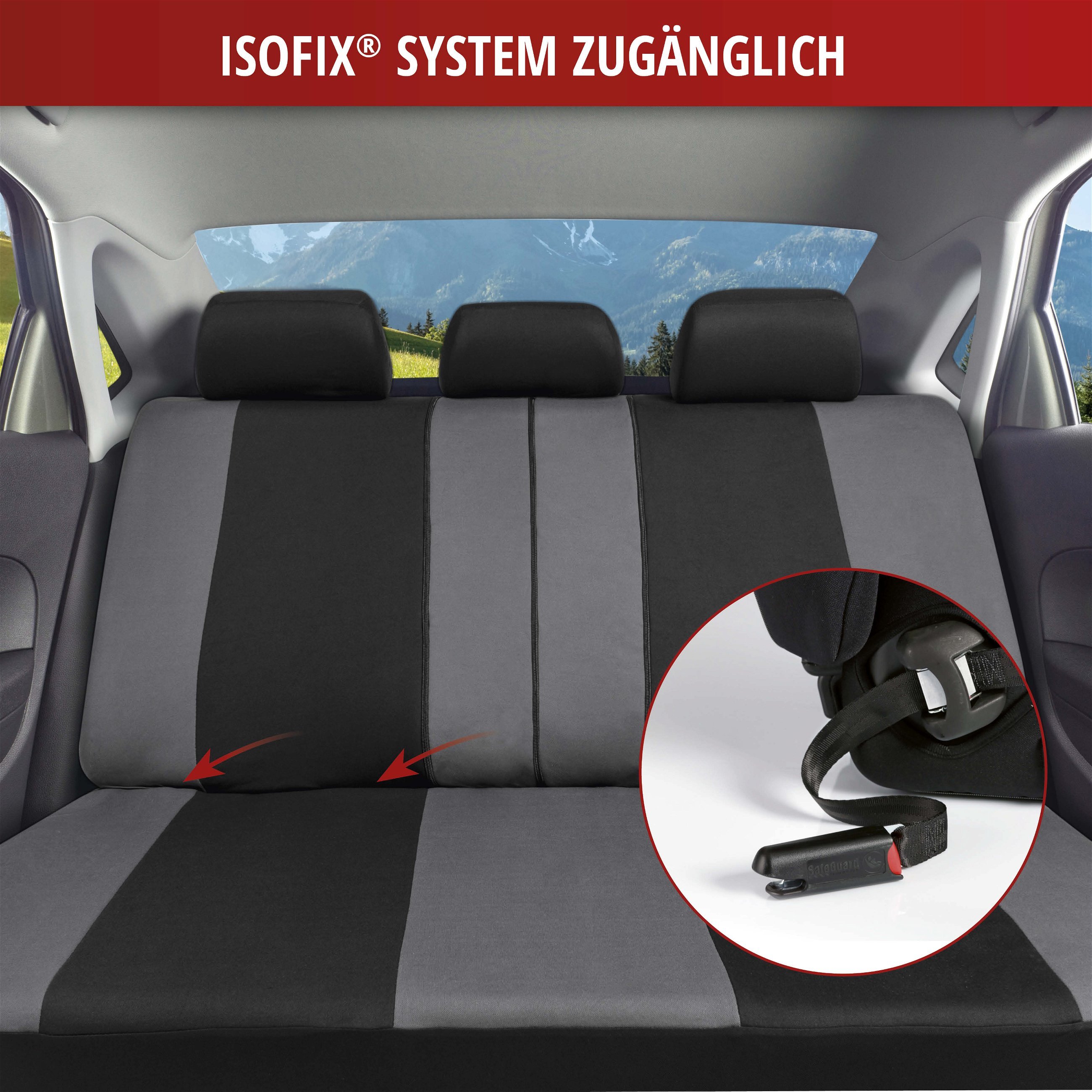 Autositzbezug ZIPP-IT Premium Manhay, PKW-Schonbezüge für 2