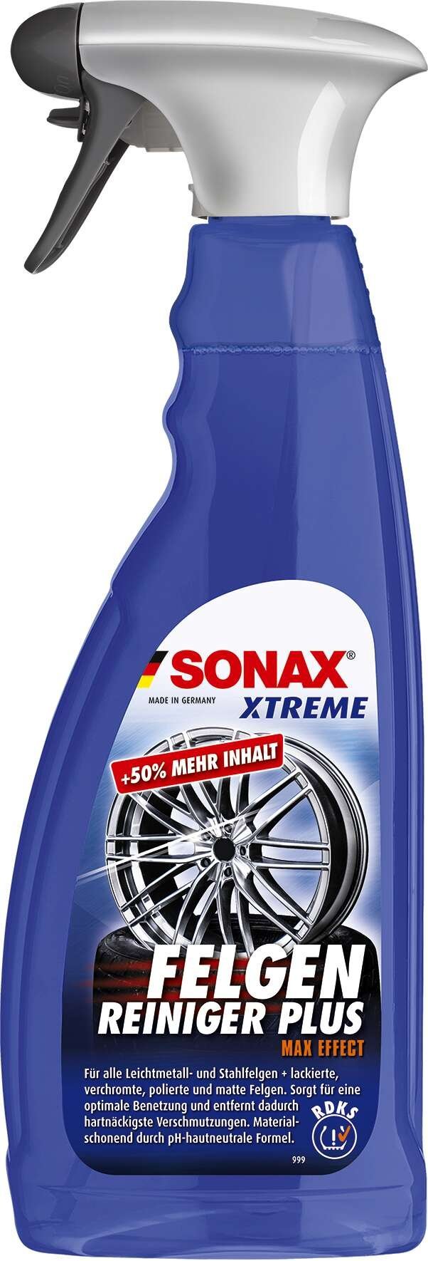 SONAX XTREME Nettoyant Jantes PET Vaporisateur 750 ml Plus
