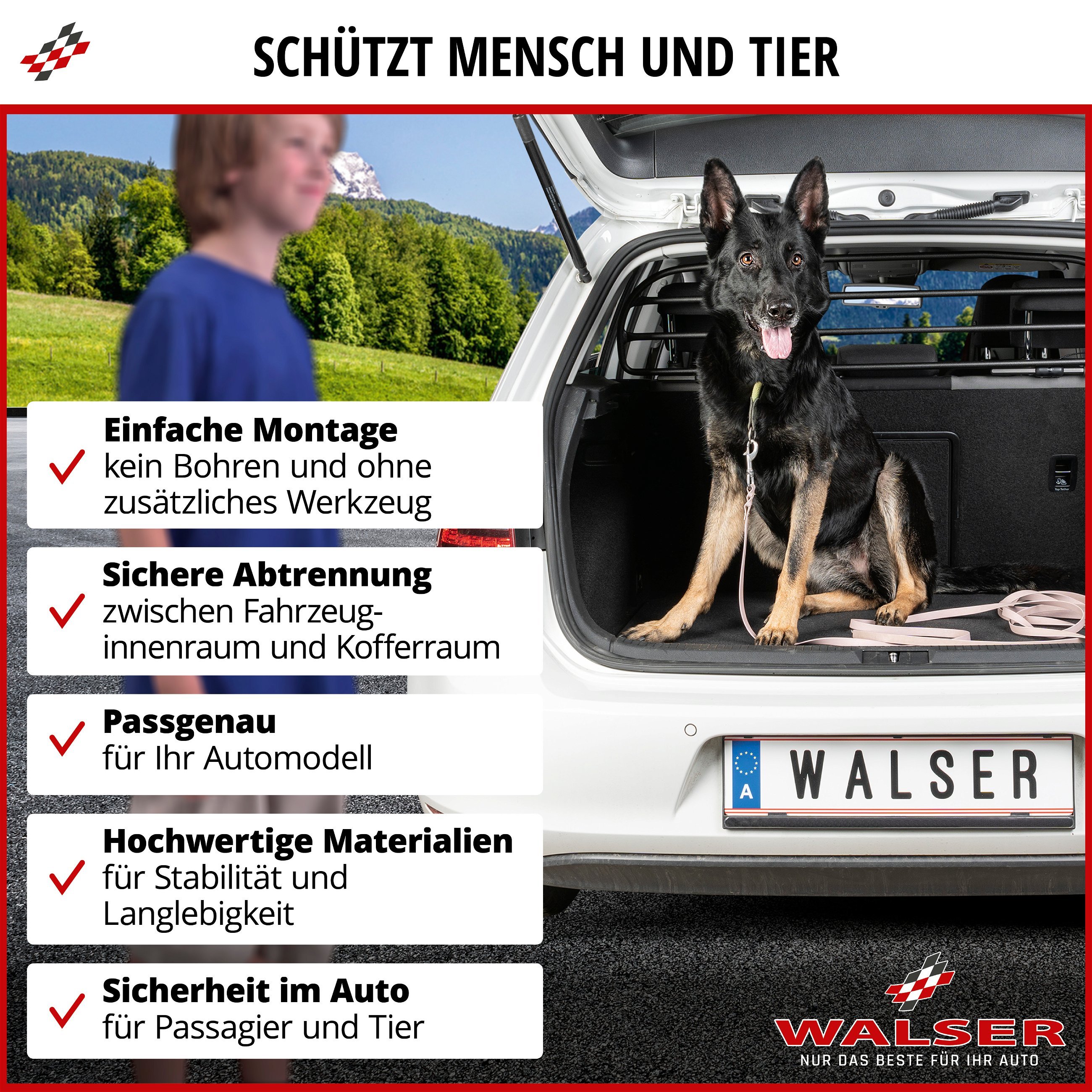 Hundegitter fürs Auto