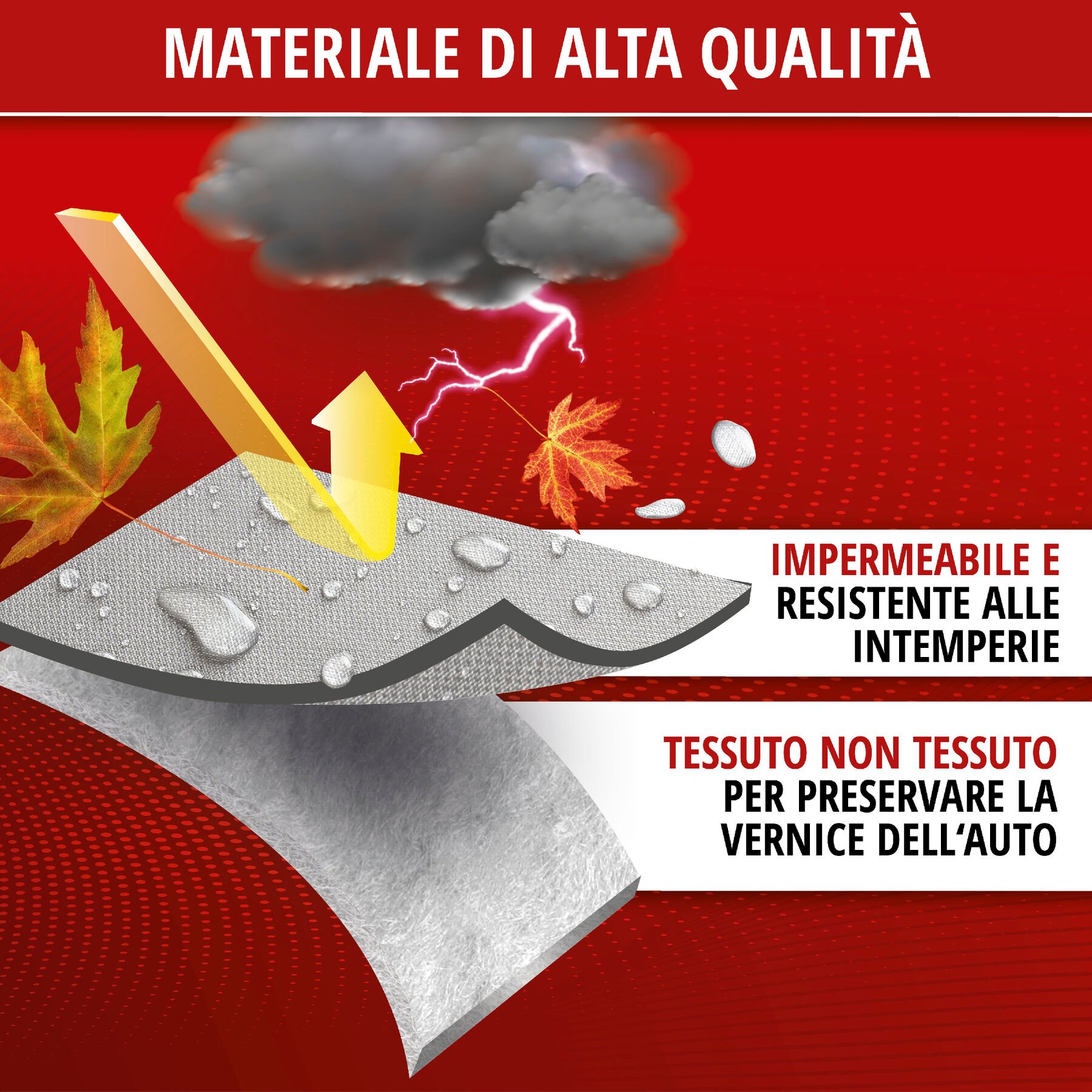 Telone protettivo All Weather Light Kombi Dimensioni garage completo L grigio chiaro