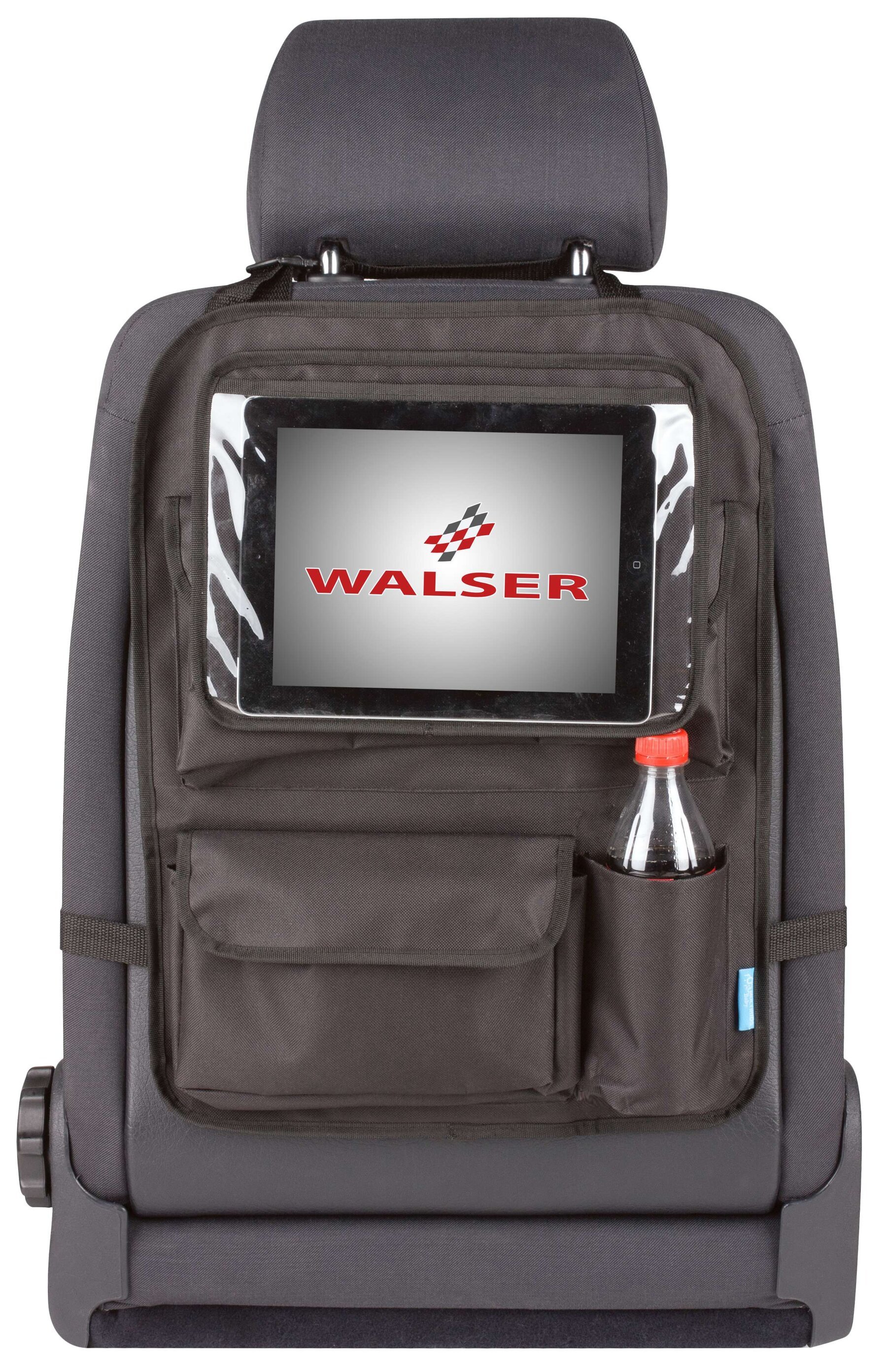 Back seat bag Maxi with removable tray holder black