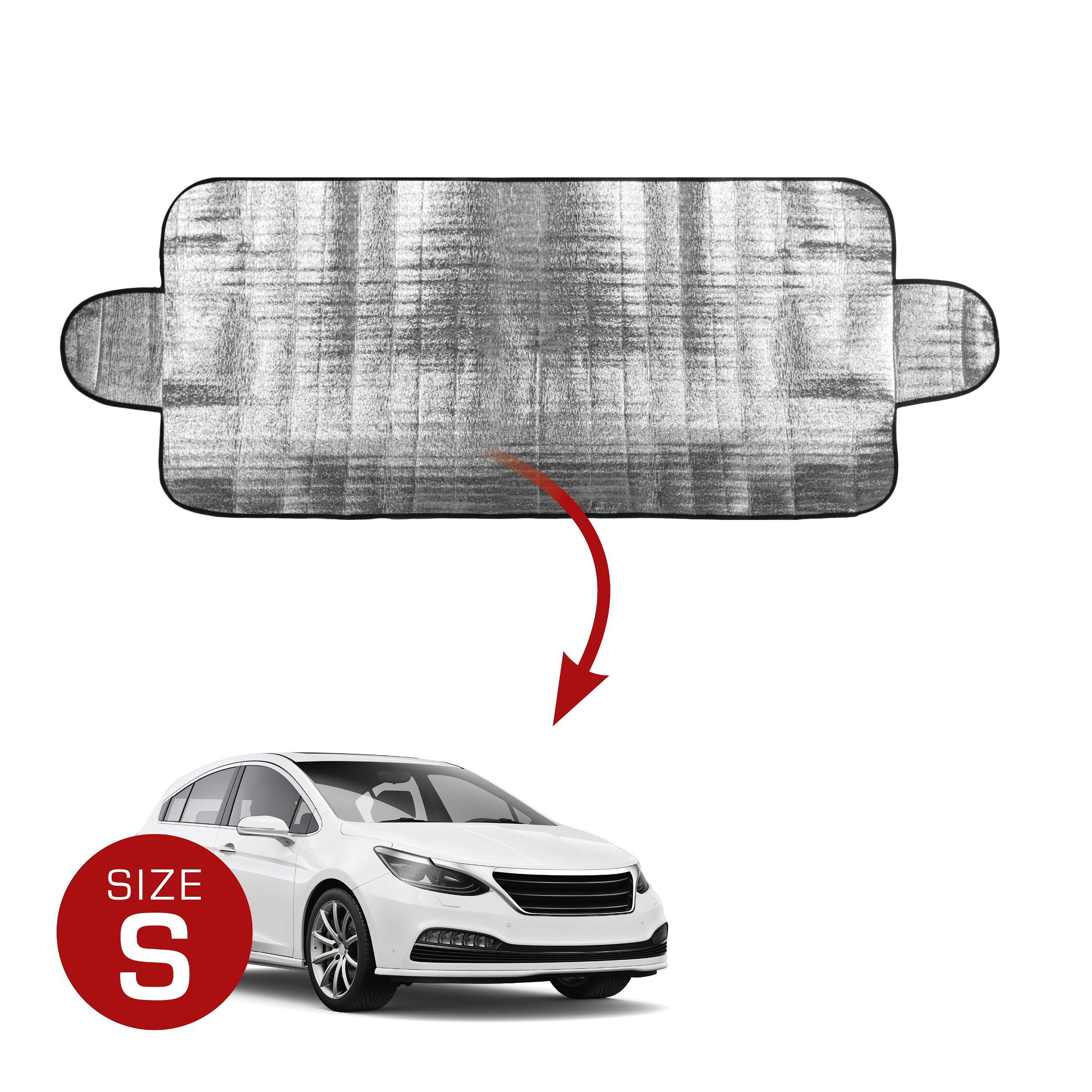 Auto-Sonnenschutz, PKW-Thermoschutz, Autoscheiben-Abdeckung 200x70 cm, Auto-Sonnenschutz, PKW-Thermoschutz, Autoscheiben-Abdeckung 200x70 cm, Sonnenschutz, Komfort im Auto, Komfort & Zubehör