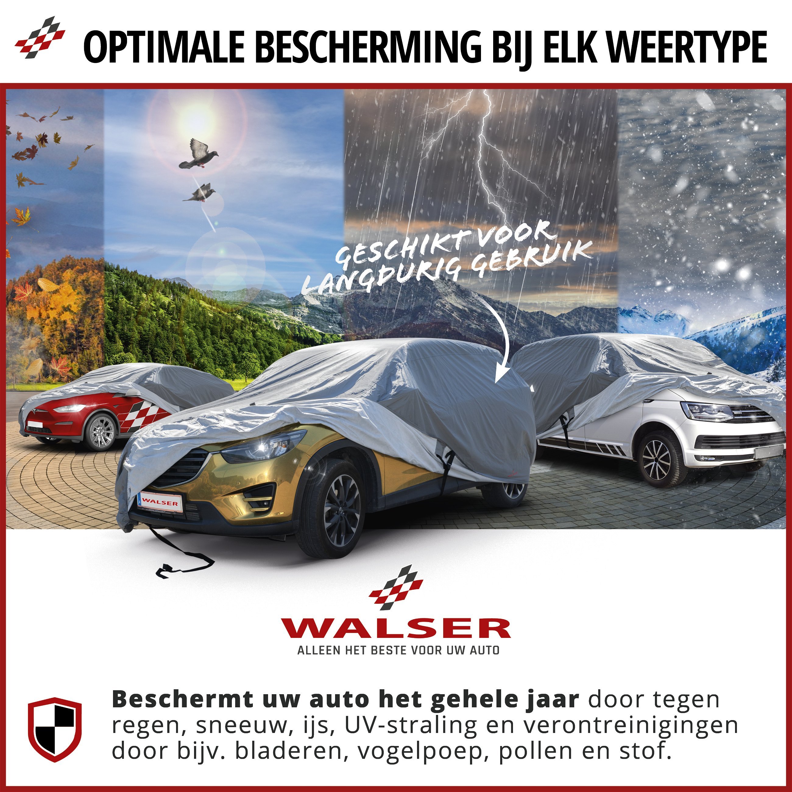 Overtrek All Weather Plus SUV sitze S grijs
