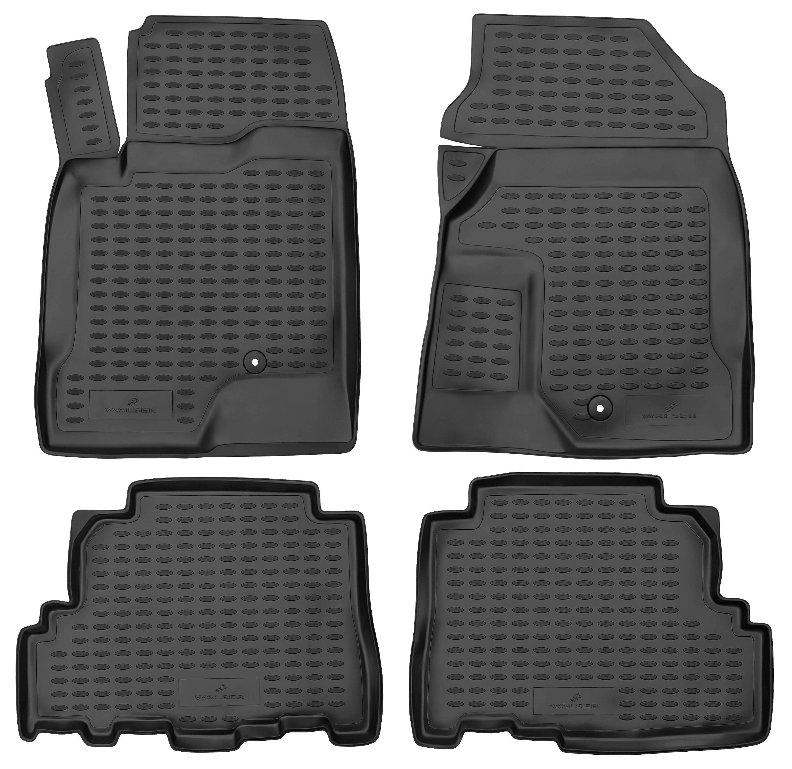 Tapis en caoutchouc XTR pour Opel Antara A 05/2006-Auj.