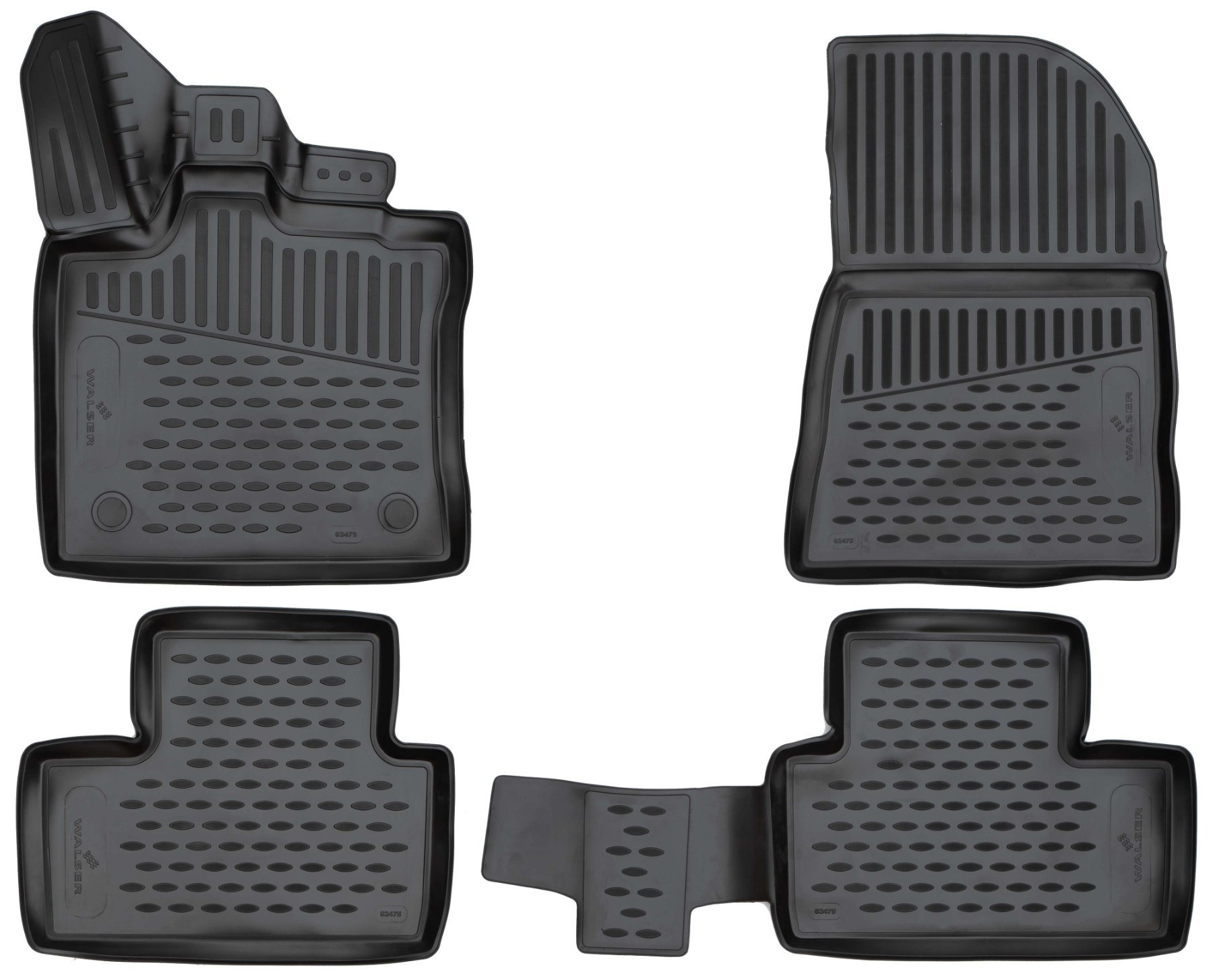 Tappetini in gomma per auto su misura XTR per Renault Captur II 01/2020- Oggi