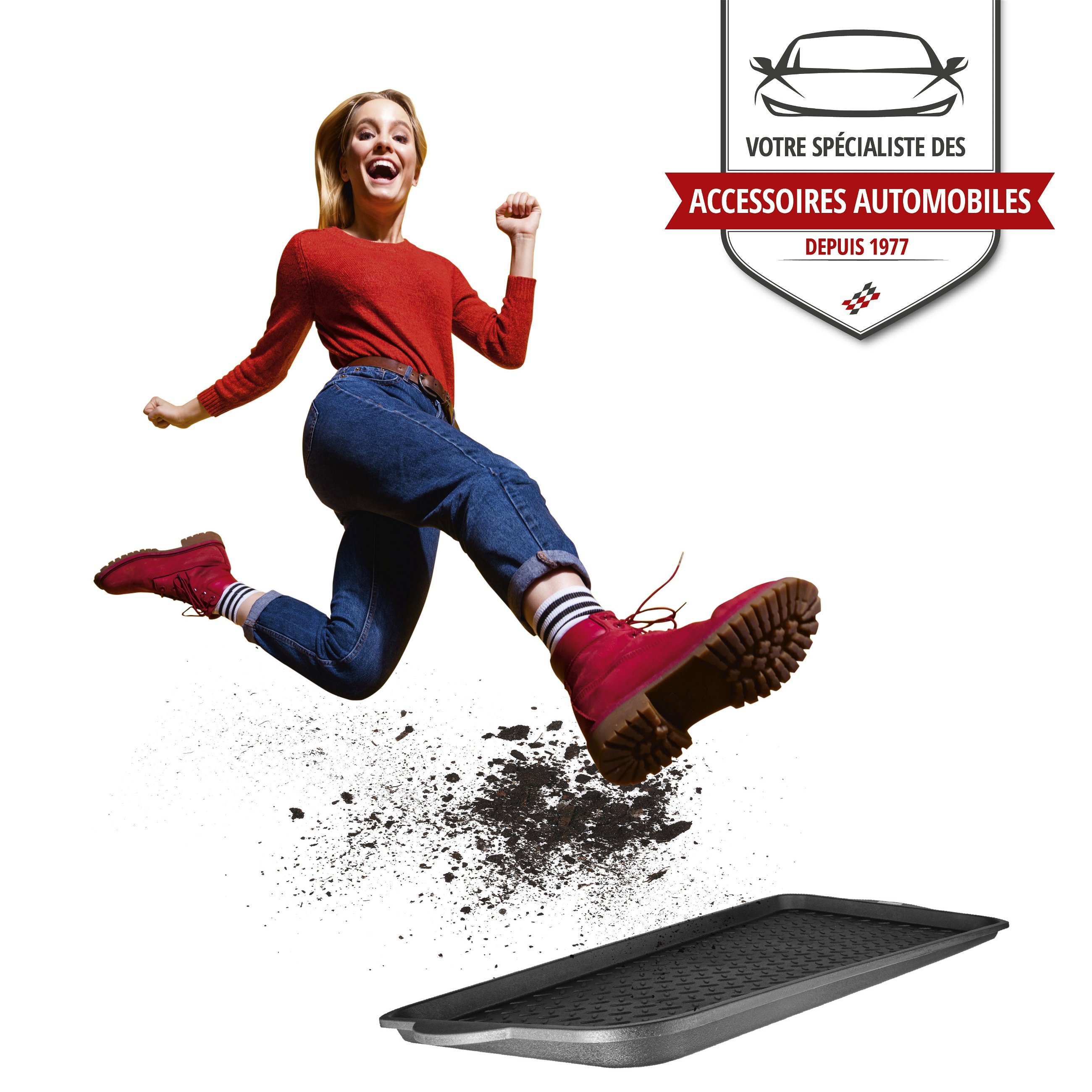 Plateau polyvalent Safetray L noir