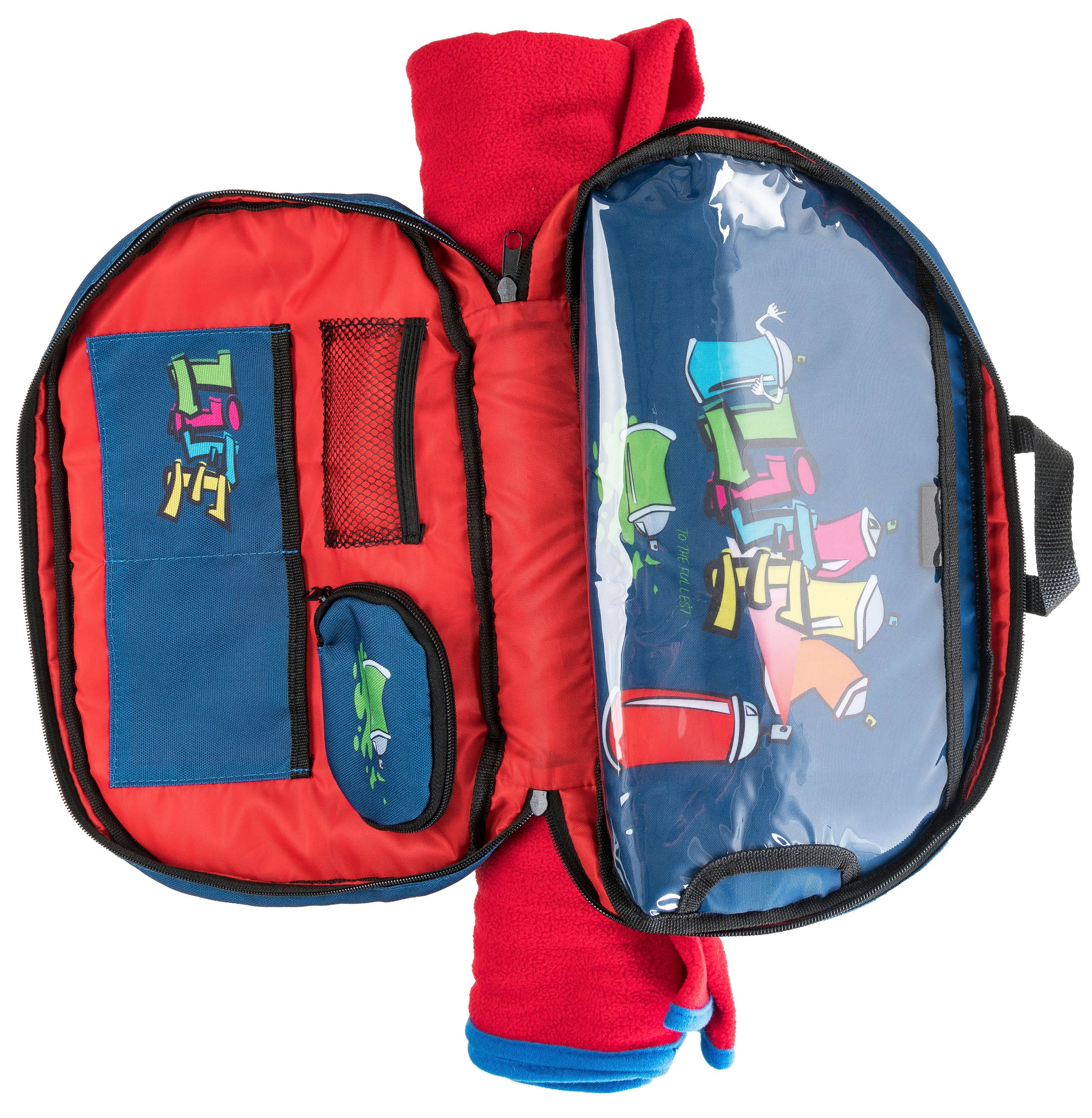 Backpack Organizer Graffiti blue