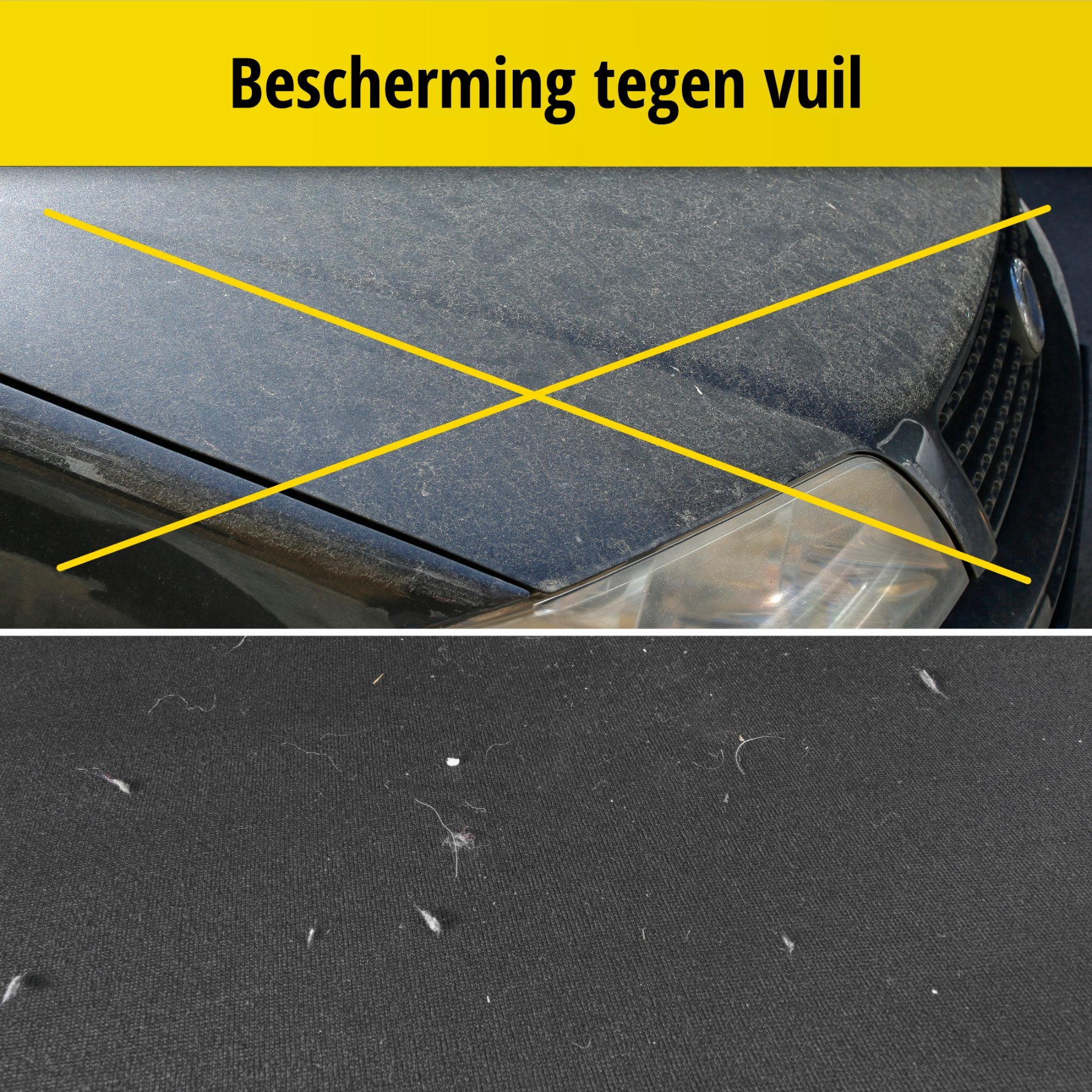 Autobeschermhoes afdekhoes Indoor Soft maat 7 zwart