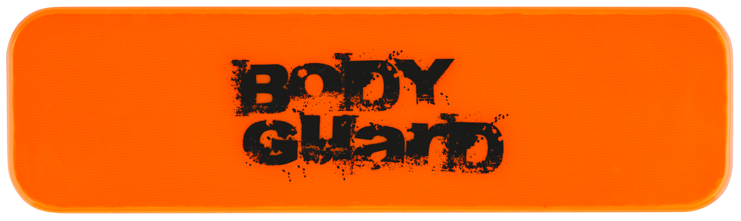 Neon Aufkleber Orange 70x20 mm