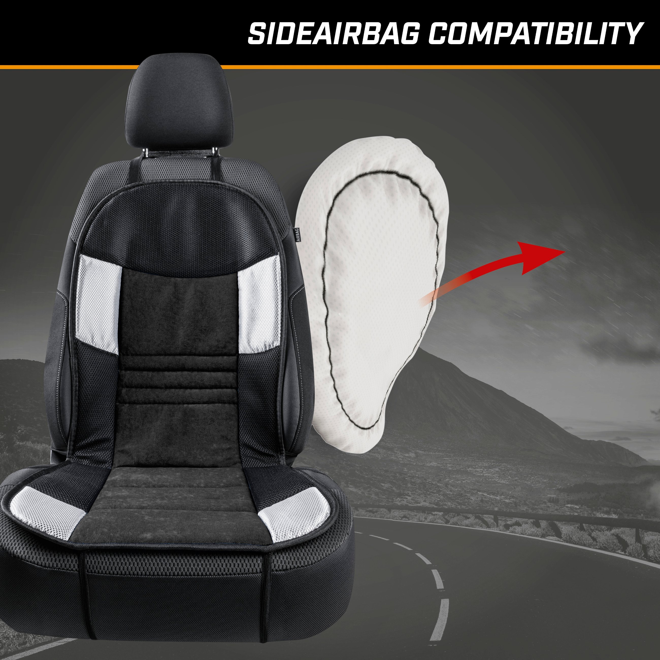 Car Seat cover Hunt black
