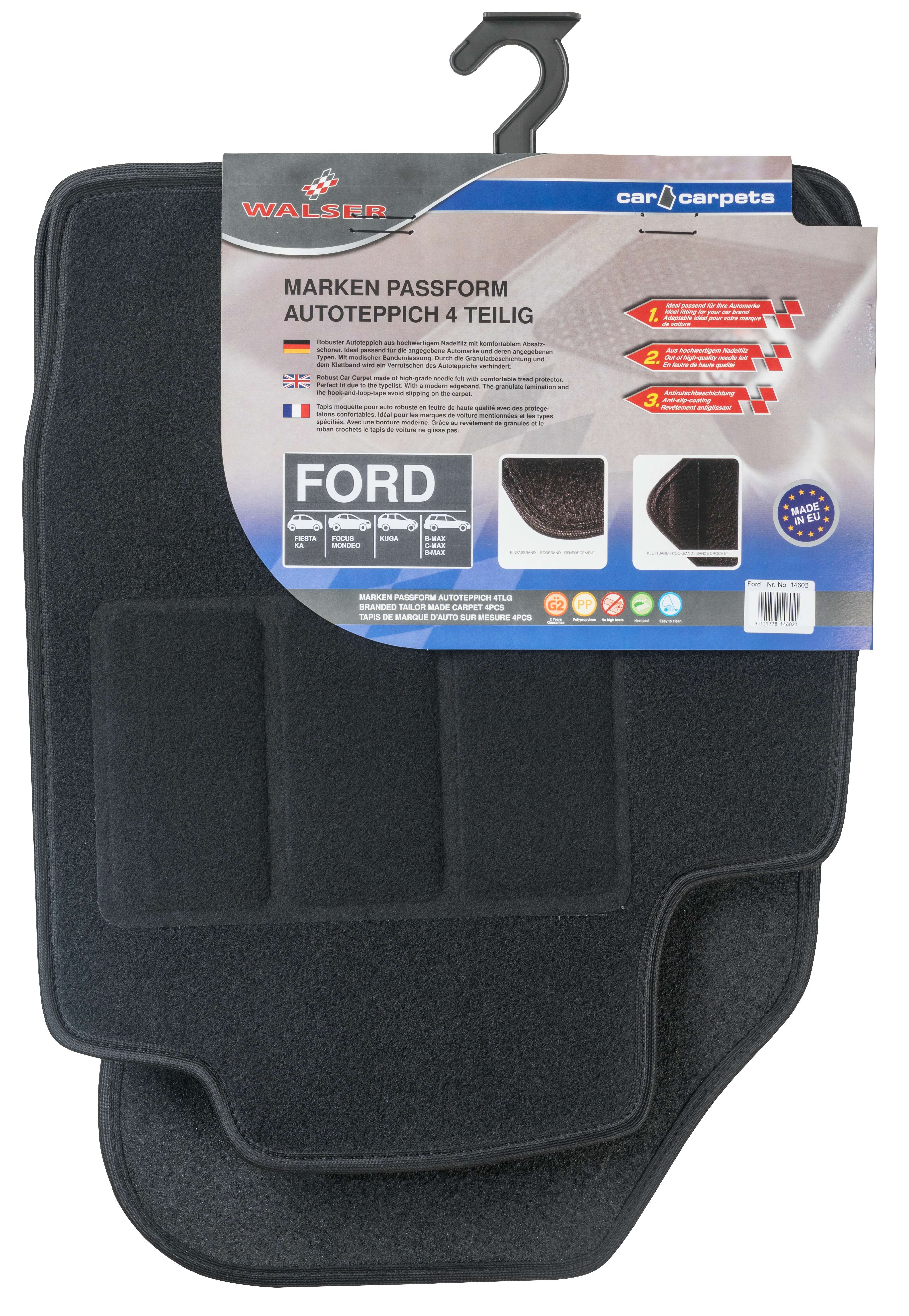 Semi Passform Fussmatten für Ford 4-teilig