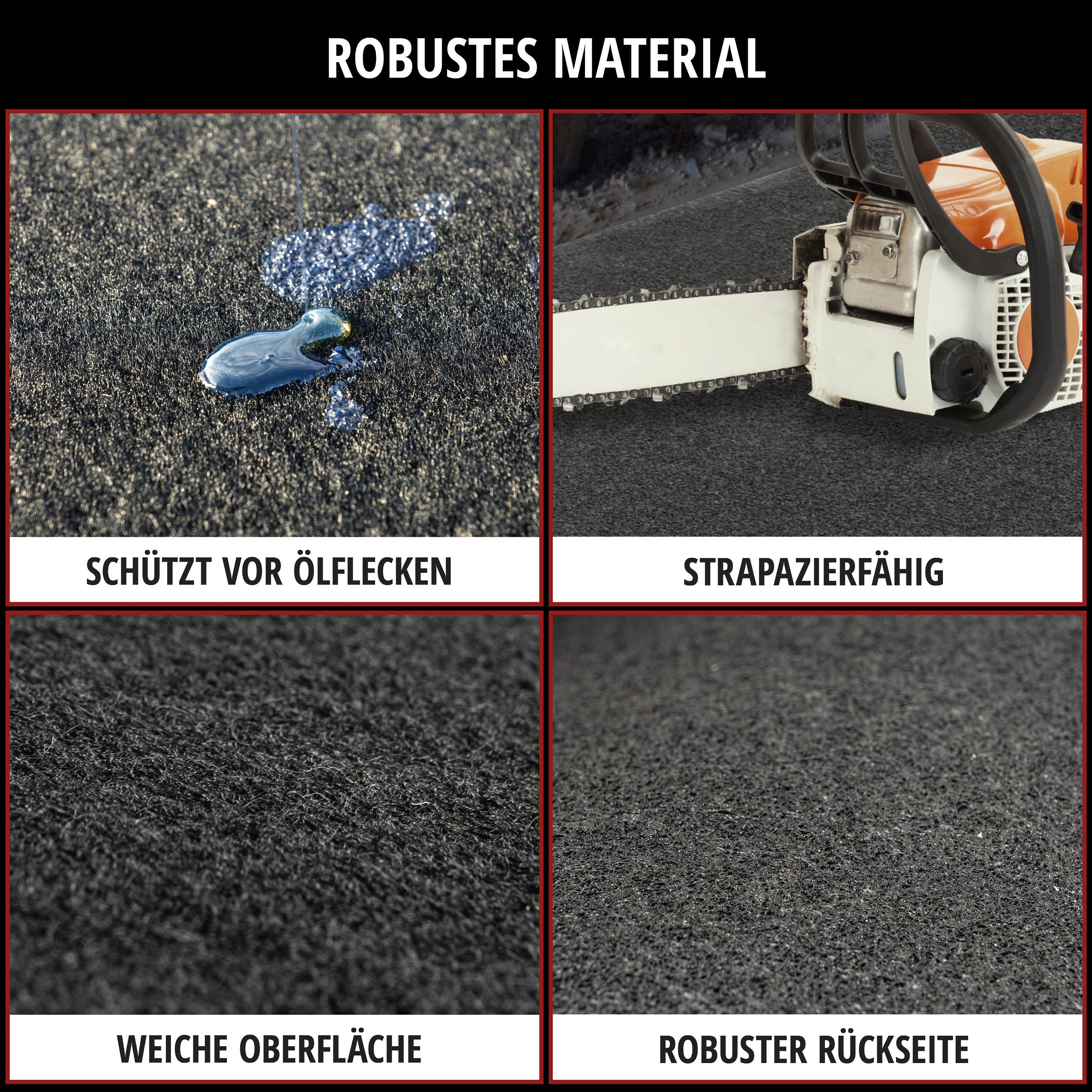 Öl-Auffangmatte Clean Max, robuste Schutzmatte 100x200 cm schwarz | Garagen  Zubehör | Garage & Werkstatt | Komfort & Zubehör | Walser Online Shop