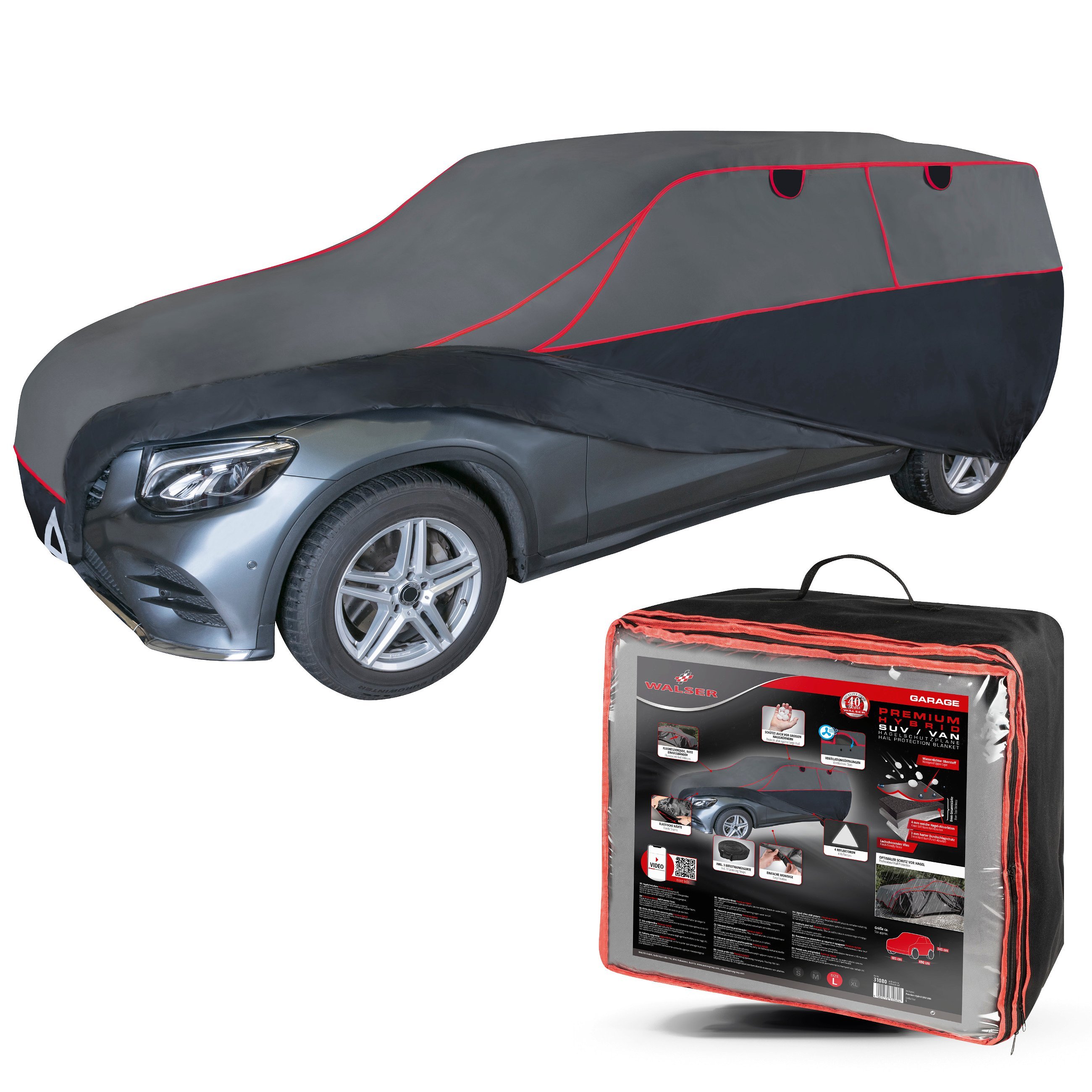 Car hail protection cover Premium Hybrid SUV size L, Hail protection  covers, Covers & Garages