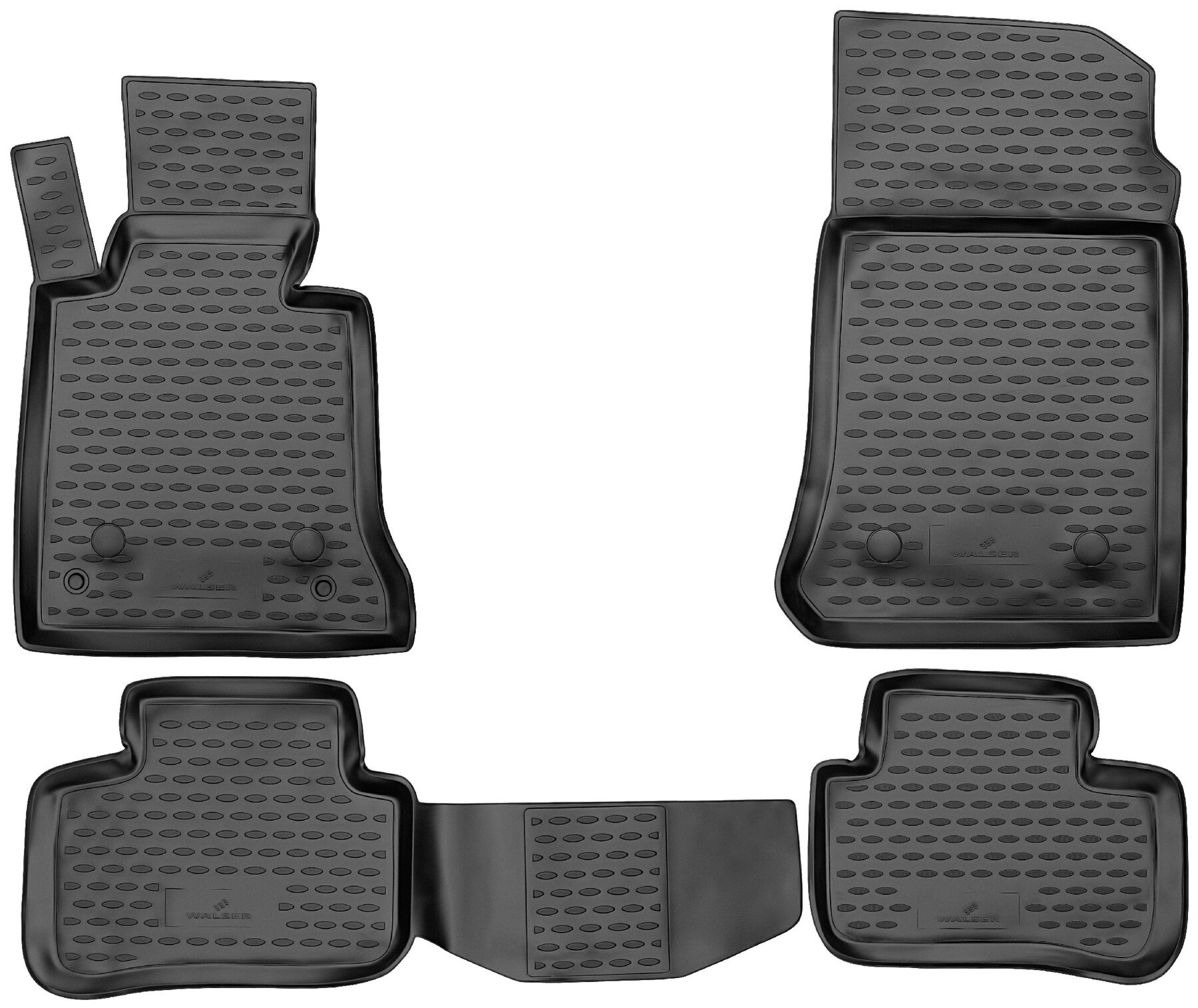 Tappetini in gomma per auto su misura XTR per Mercedes -Benz classe GLK (X204), 2008 - 2015