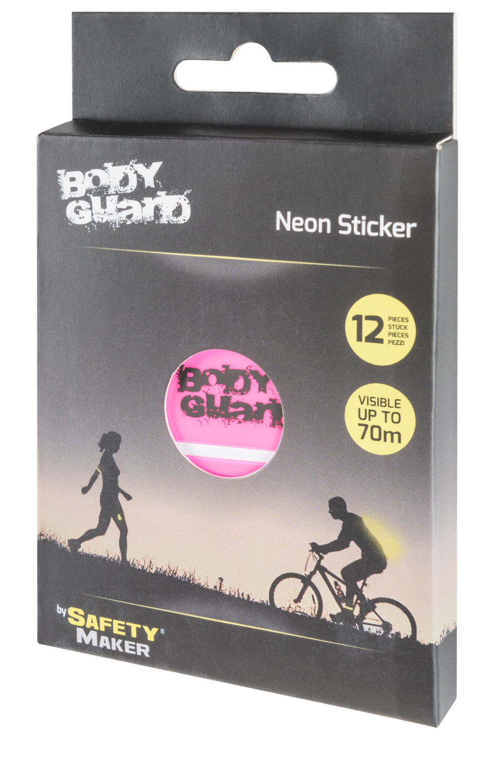 Neon sticker pink 70x20 mm