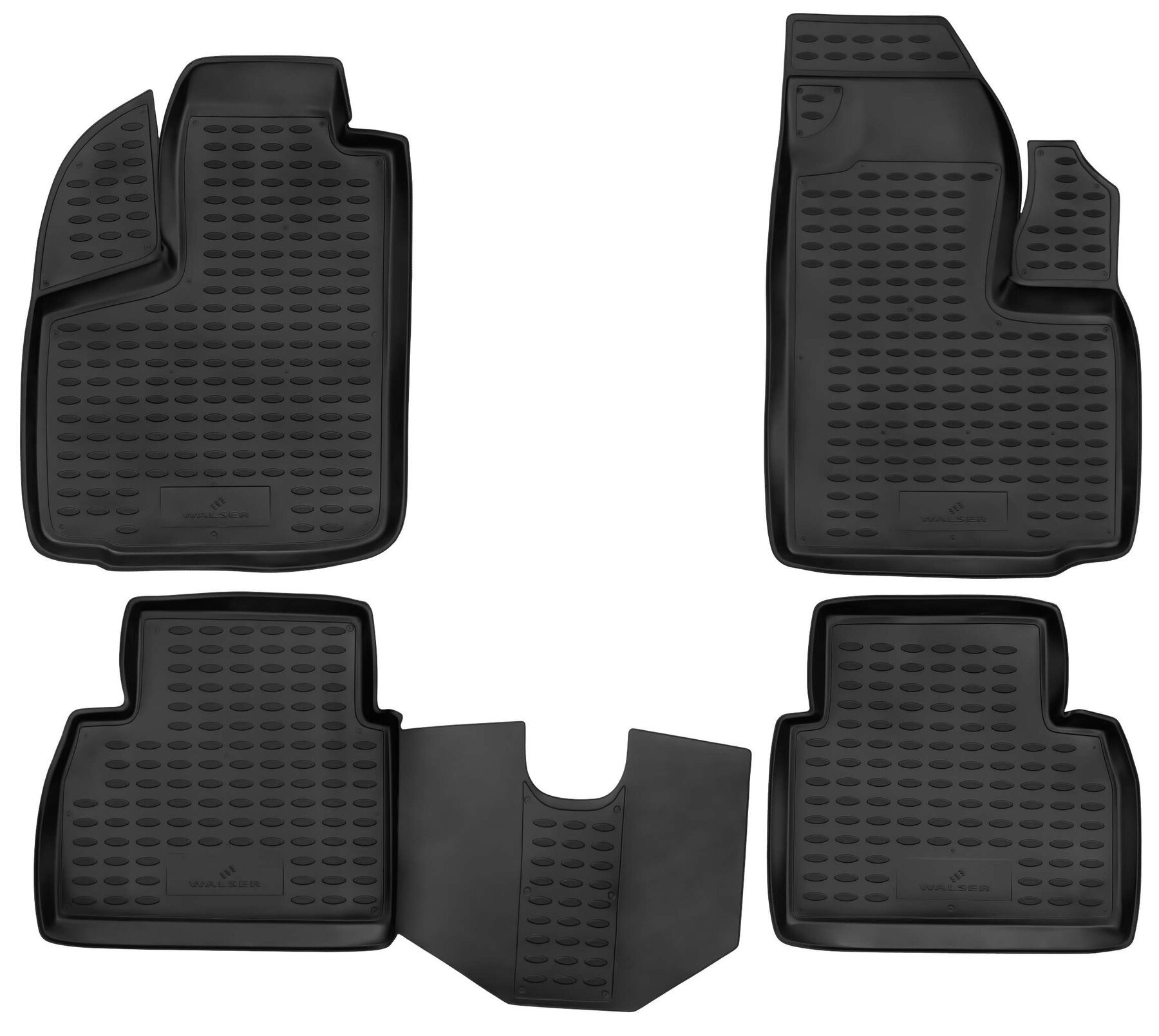 XTR Rubber Mats for Fiat Doblo (223) 2001 - 2010