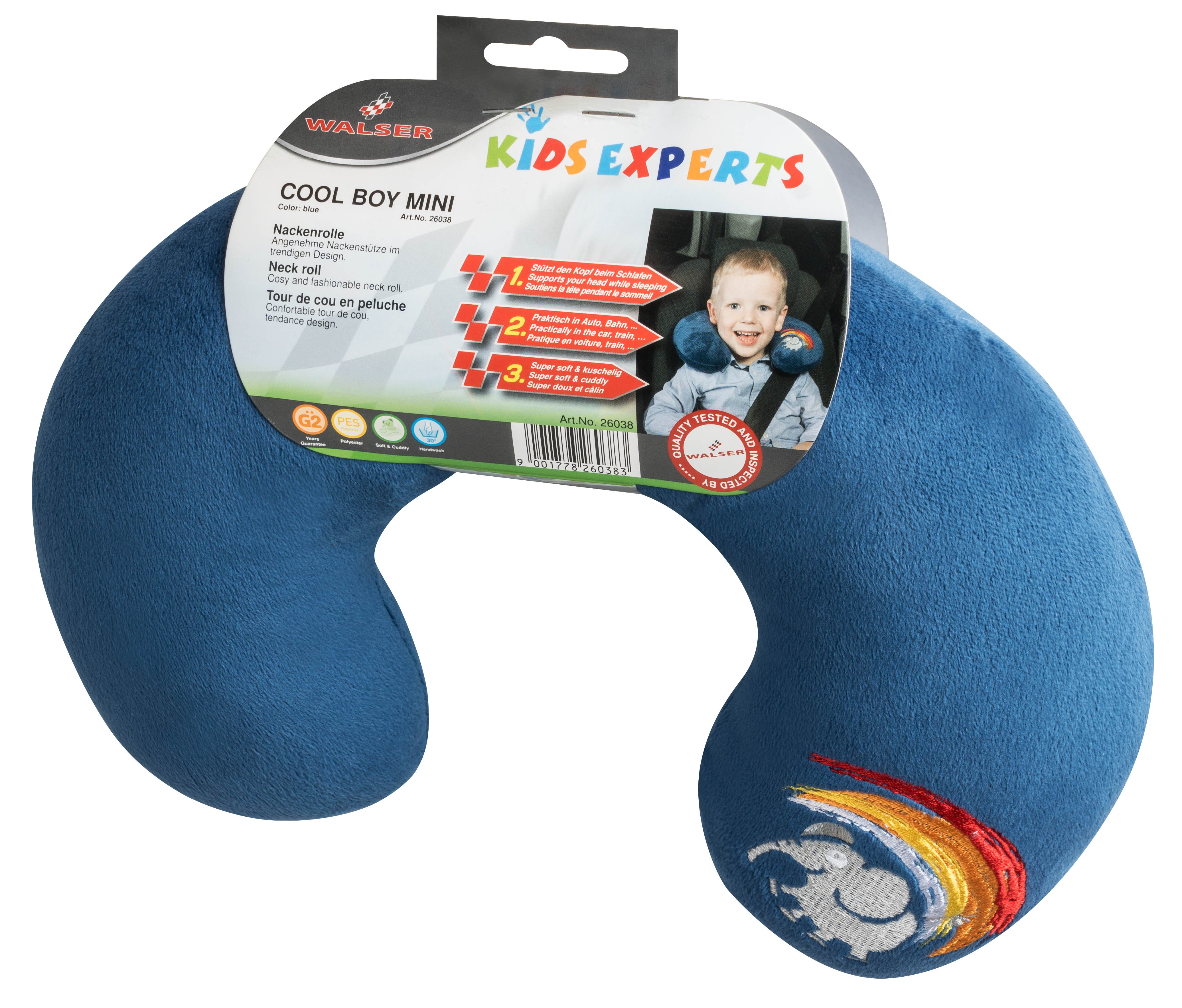 Cool Boy mini bolster bleu de 3-4 ans