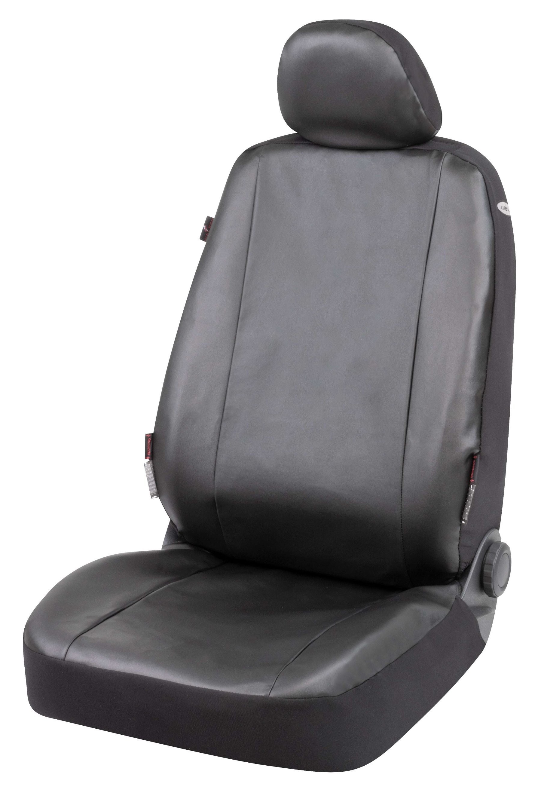 Housses de sièges Toulouse pour siège conducteur ou passager en simili cuir anthracite