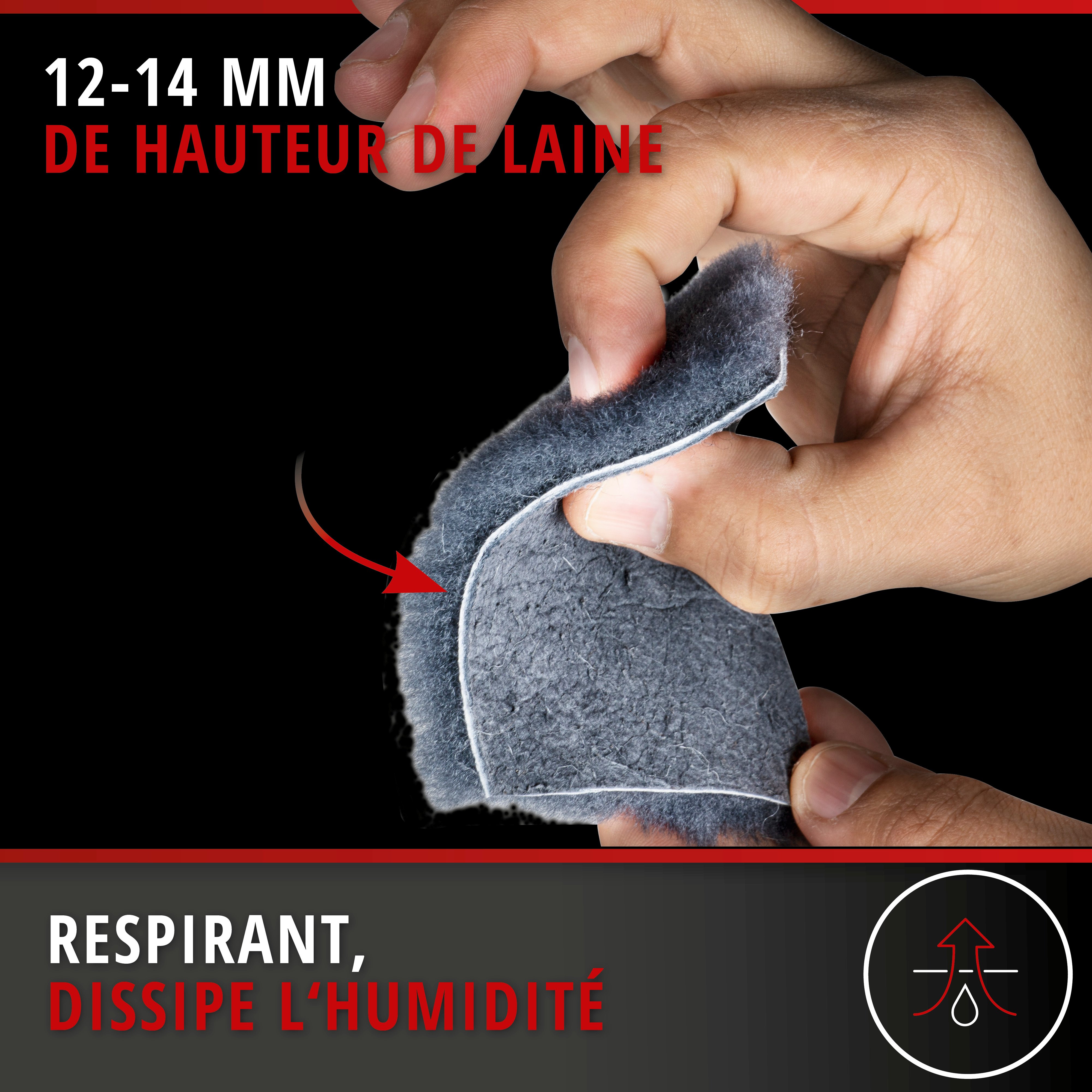 Housse de siège en peau d'agneau anthracite avec système informatique ZIPP
