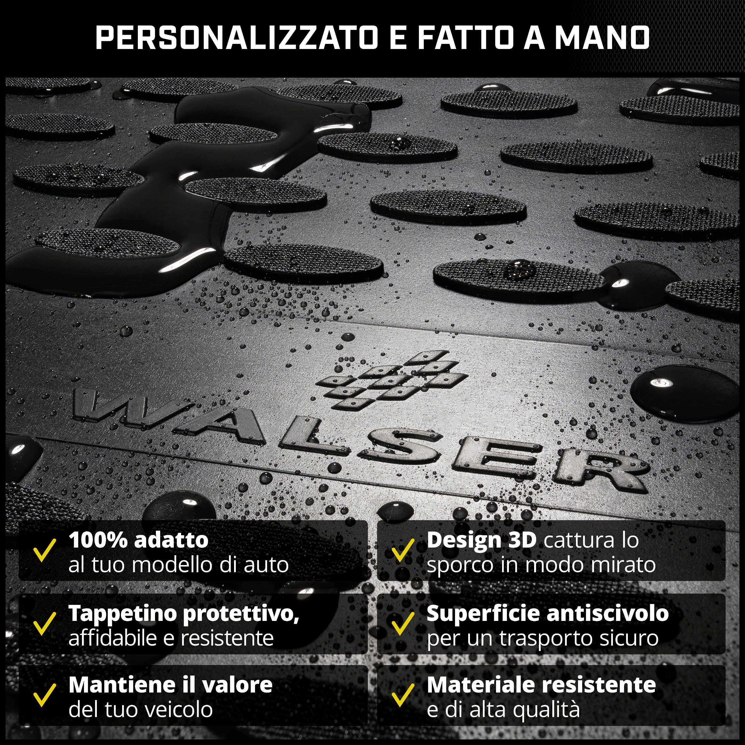 Tappetini in gomma per auto su misura XTR per VW Sharan, 1995 - 2010