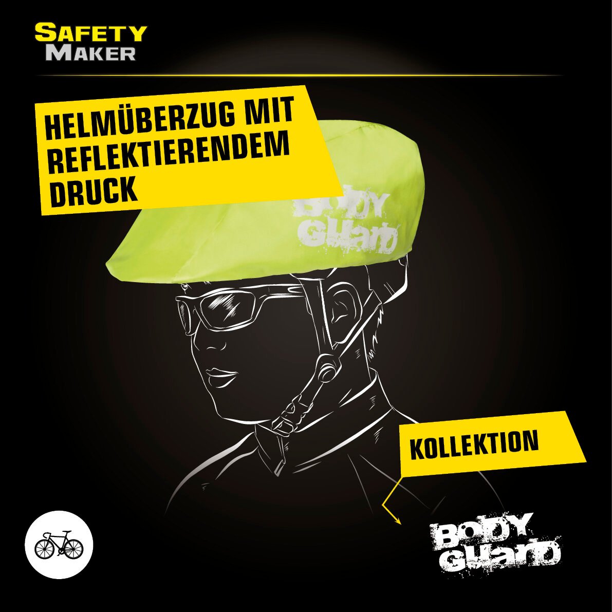 Helmüberzug gelb