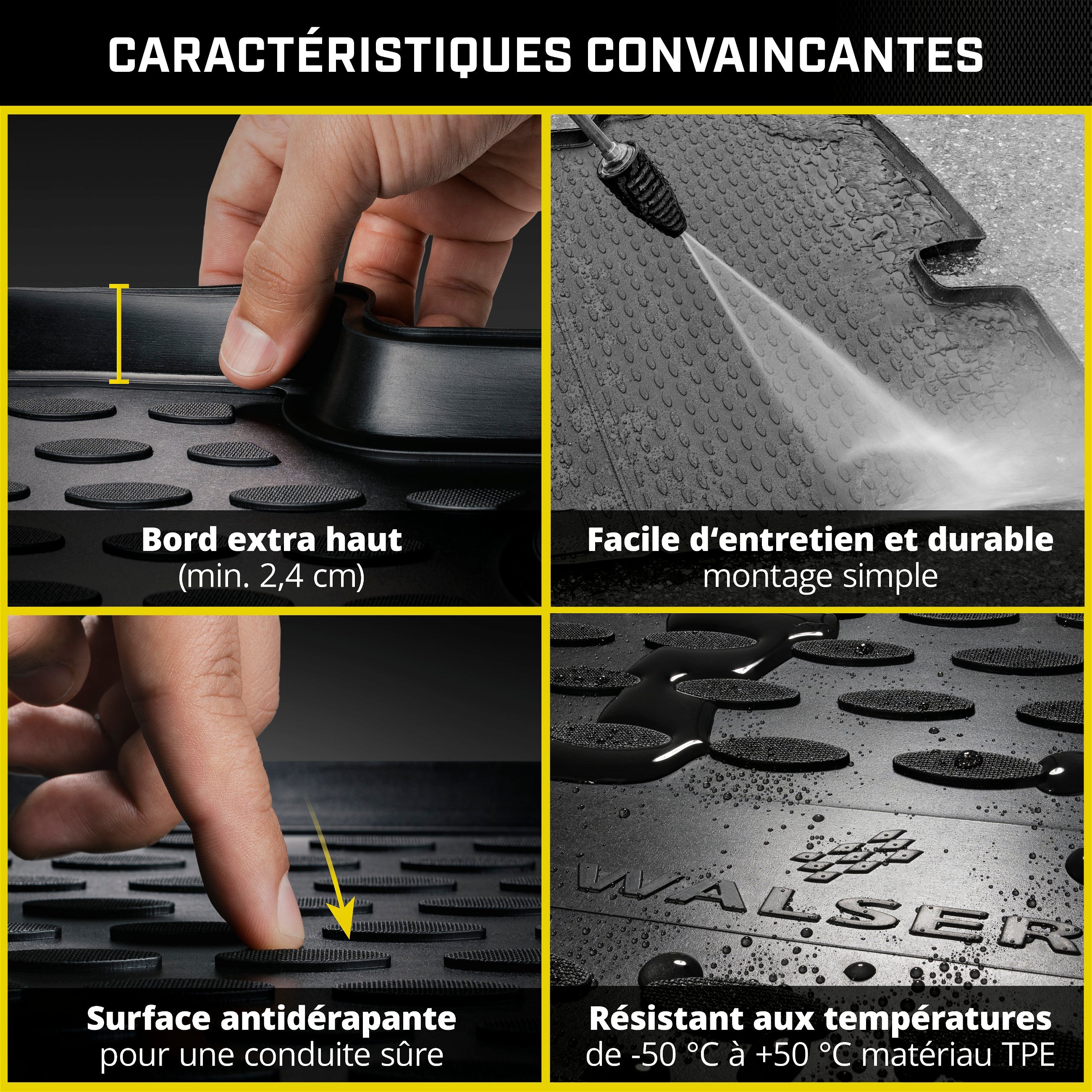 Bac de Coffre XTR pour Renault Captur I hatchback (J5, H5) plancher de chargement inférieur 06/2013- 2019
