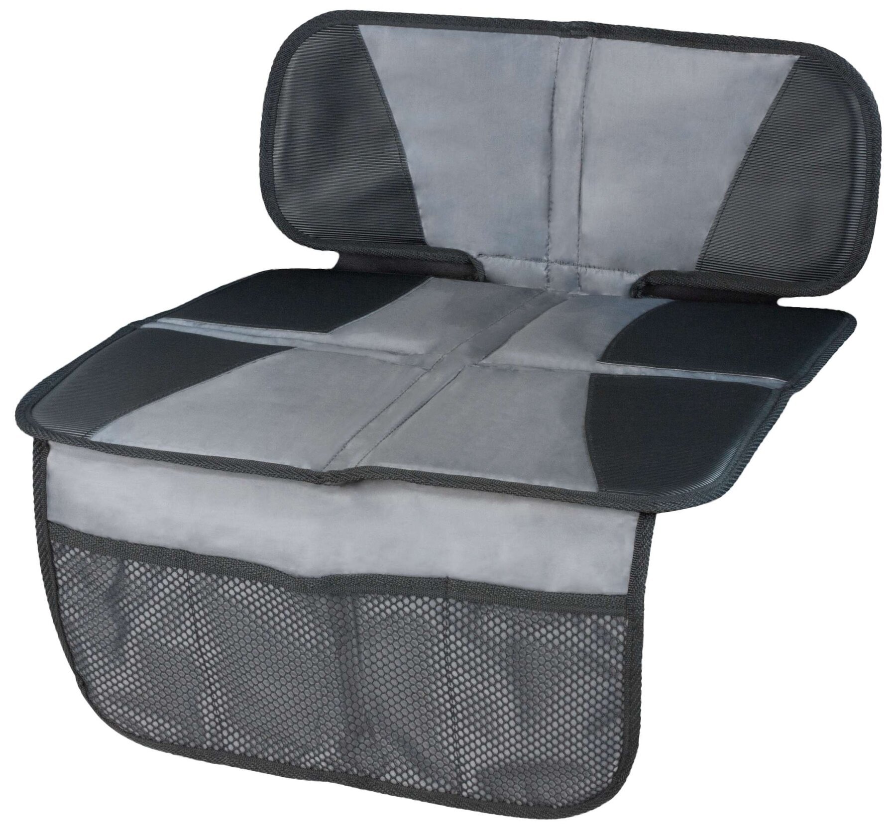 Coussin pour siège enfant Tidy Fred, tapis de protection pour siège enfant gris/noir