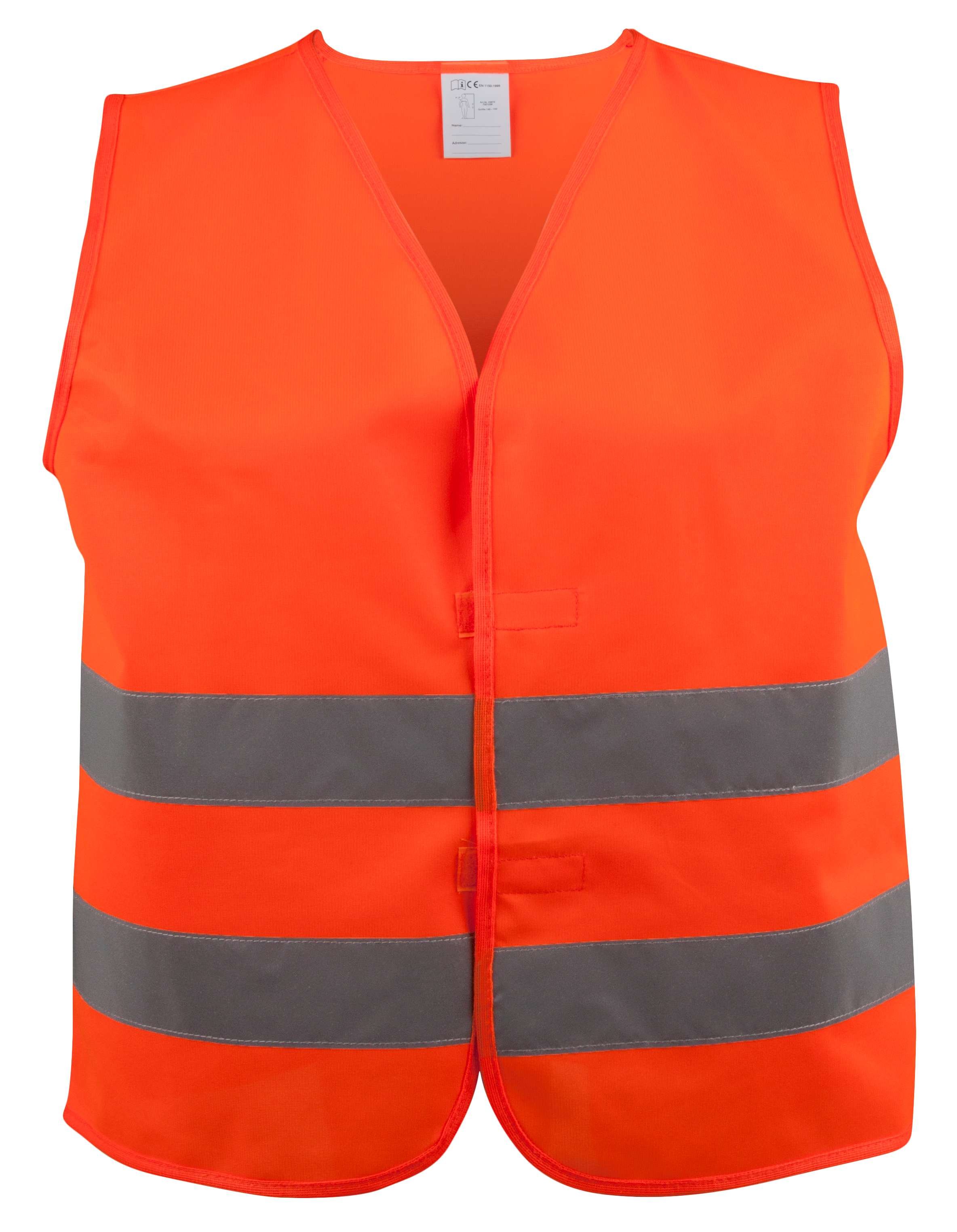 Gilet di sicurezza taglia XXXL per adulti Arancione EN 471/2 43876