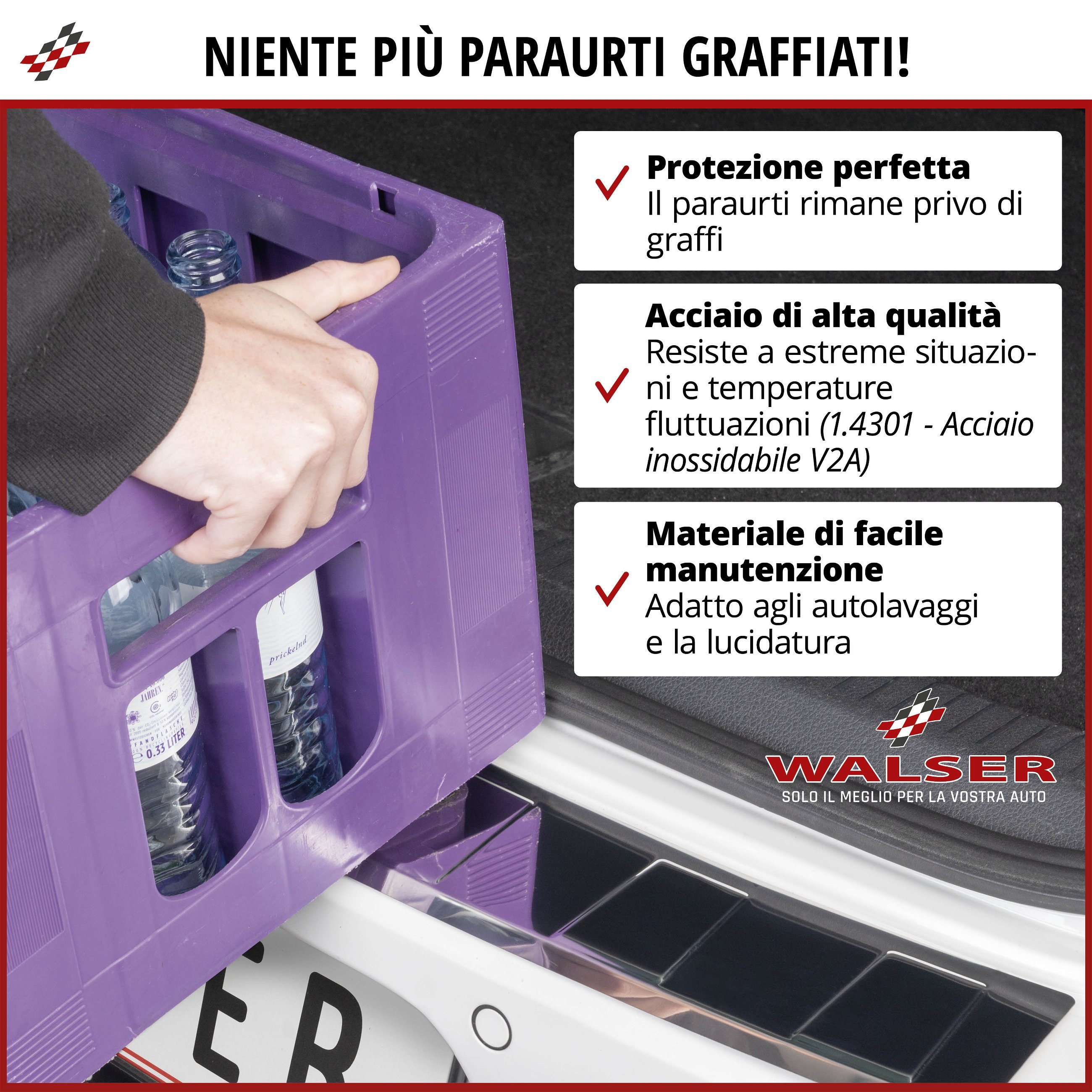 Protezione per paraurti Proguard per Ford Mondeo V Turnier (CF) 09/2014-2019
