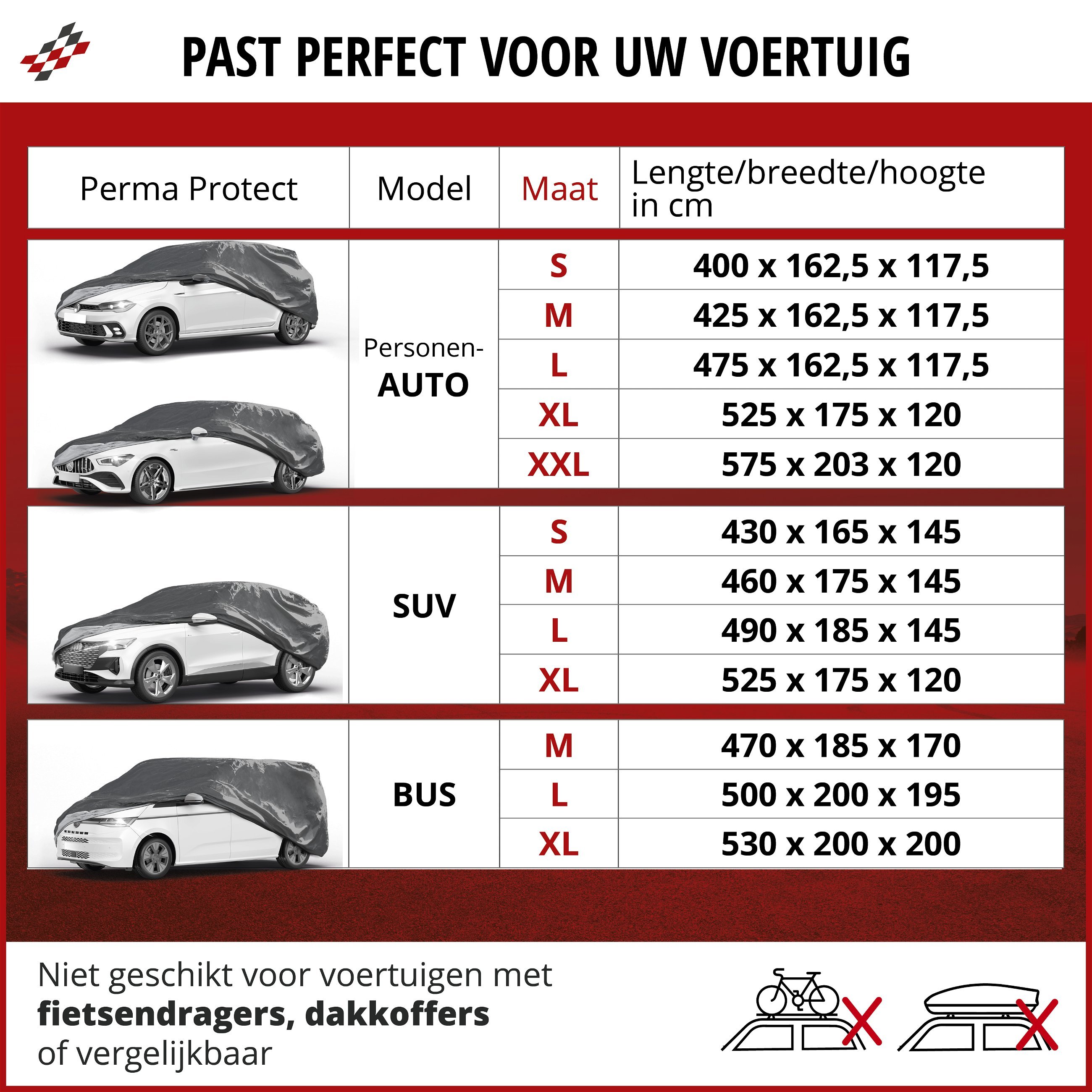 Dekzeil voor auto All Weather Basic, autozeil volledige garage maat XL grijs
