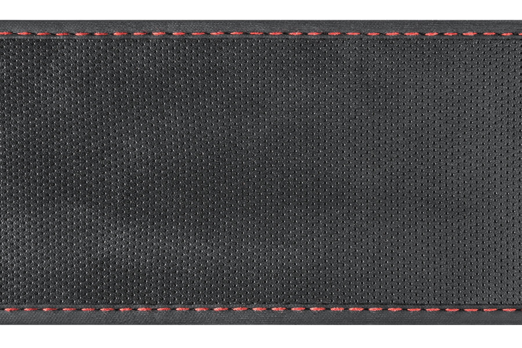 Stuurwielhoes Soft Grip Classy - 38 cm zwart-rood, auto stuurwielhoes, stuurwielbeschermer, stuurwielaccessoires met anti-slip laag, universele maat