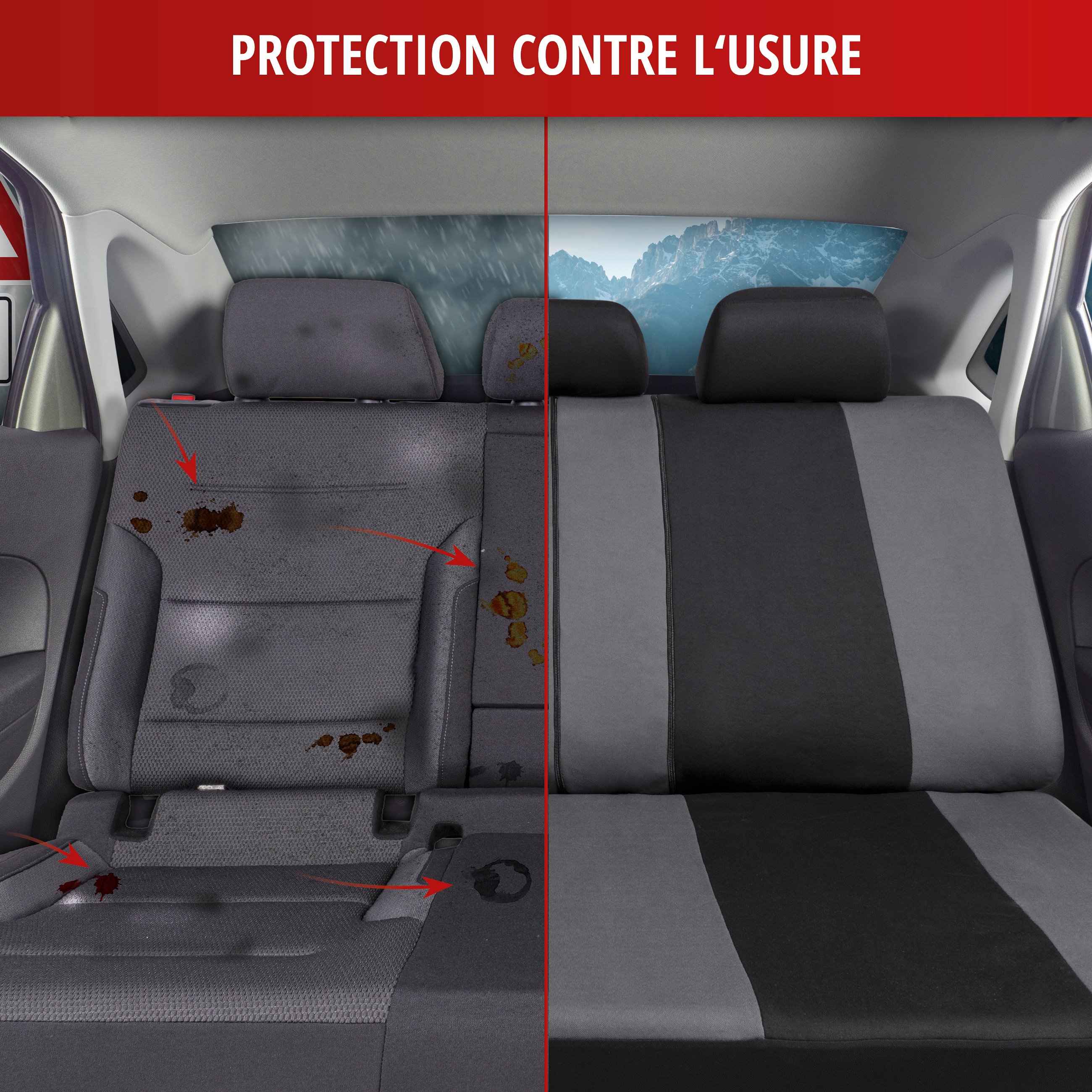 ZIPP IT Premium Inde housses de siège auto avec système de fermeture éclair
