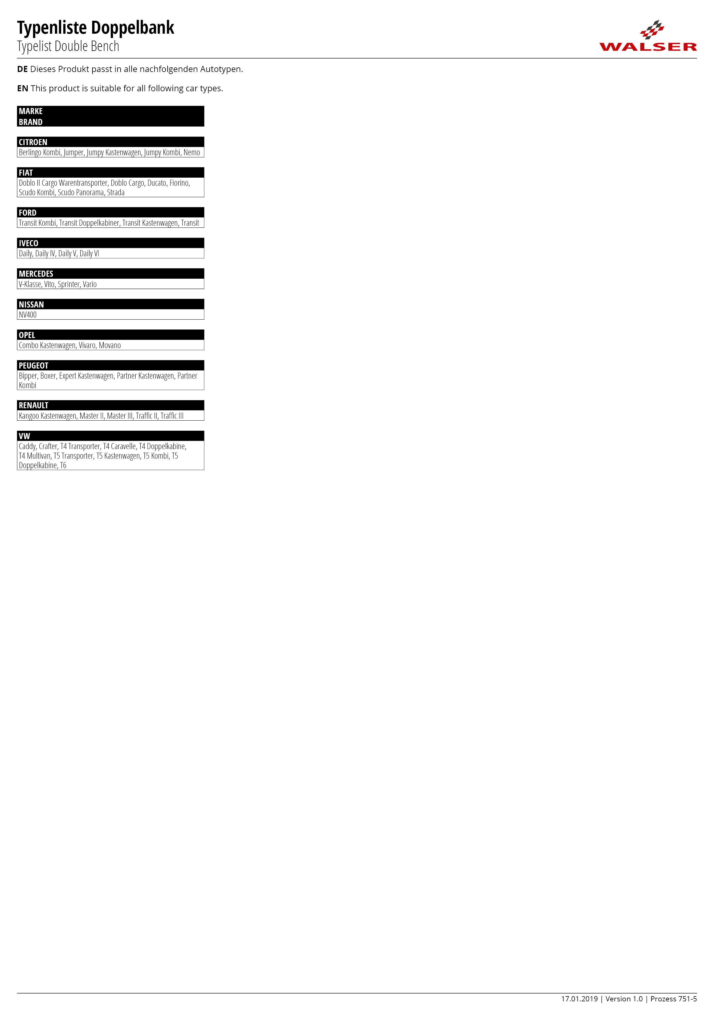 Autositzbezug Modulo, PKW-Schonbezug für Doppelbank graphit