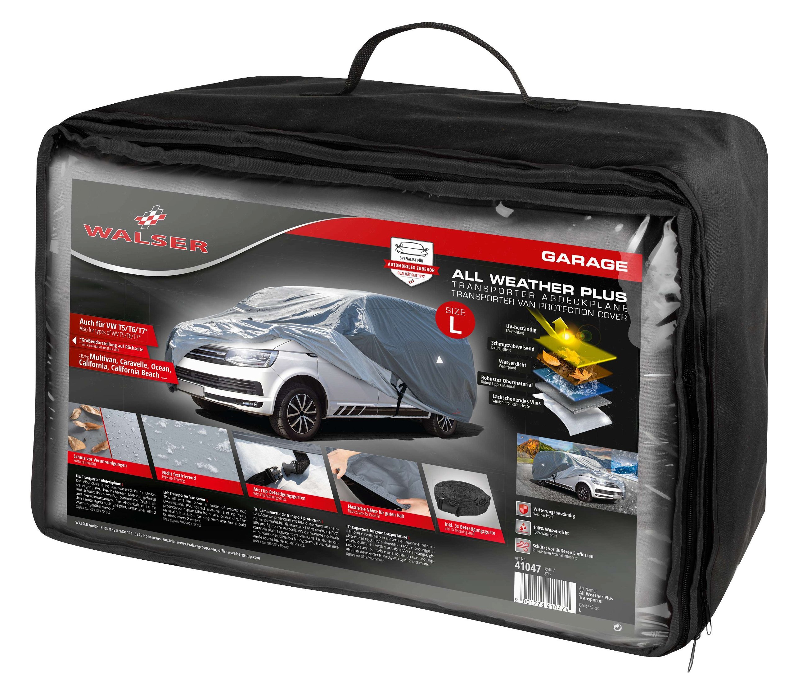 Bâche pour voiture All Weather Plus, bâche de couverture Van taille L
