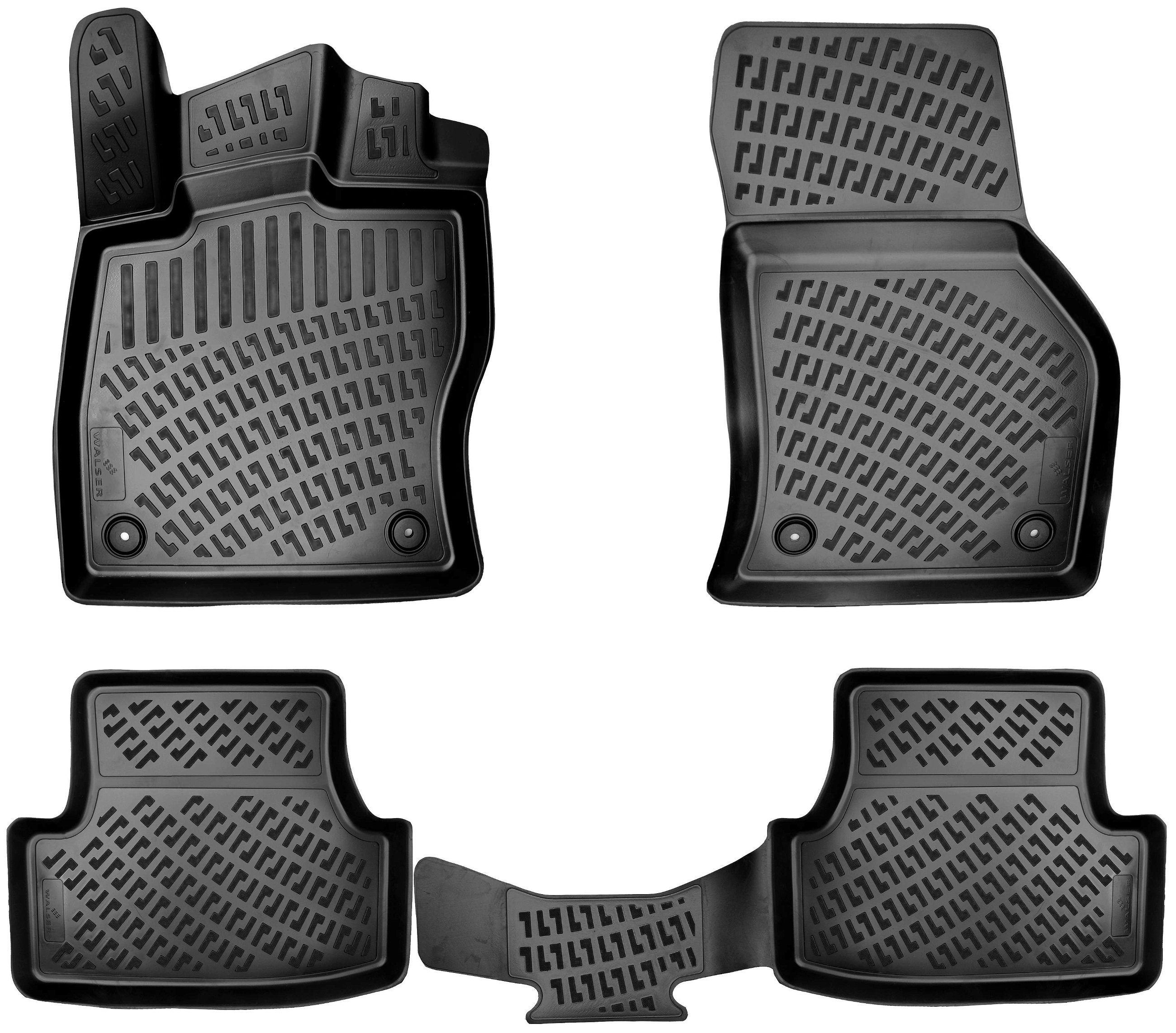 Rubberen Voetmatten NXT geschikt voor Seat Leon (5F1) 09/2012- 05/2021, Seat Leon ST (5F8) 09/2012 - 08/2020