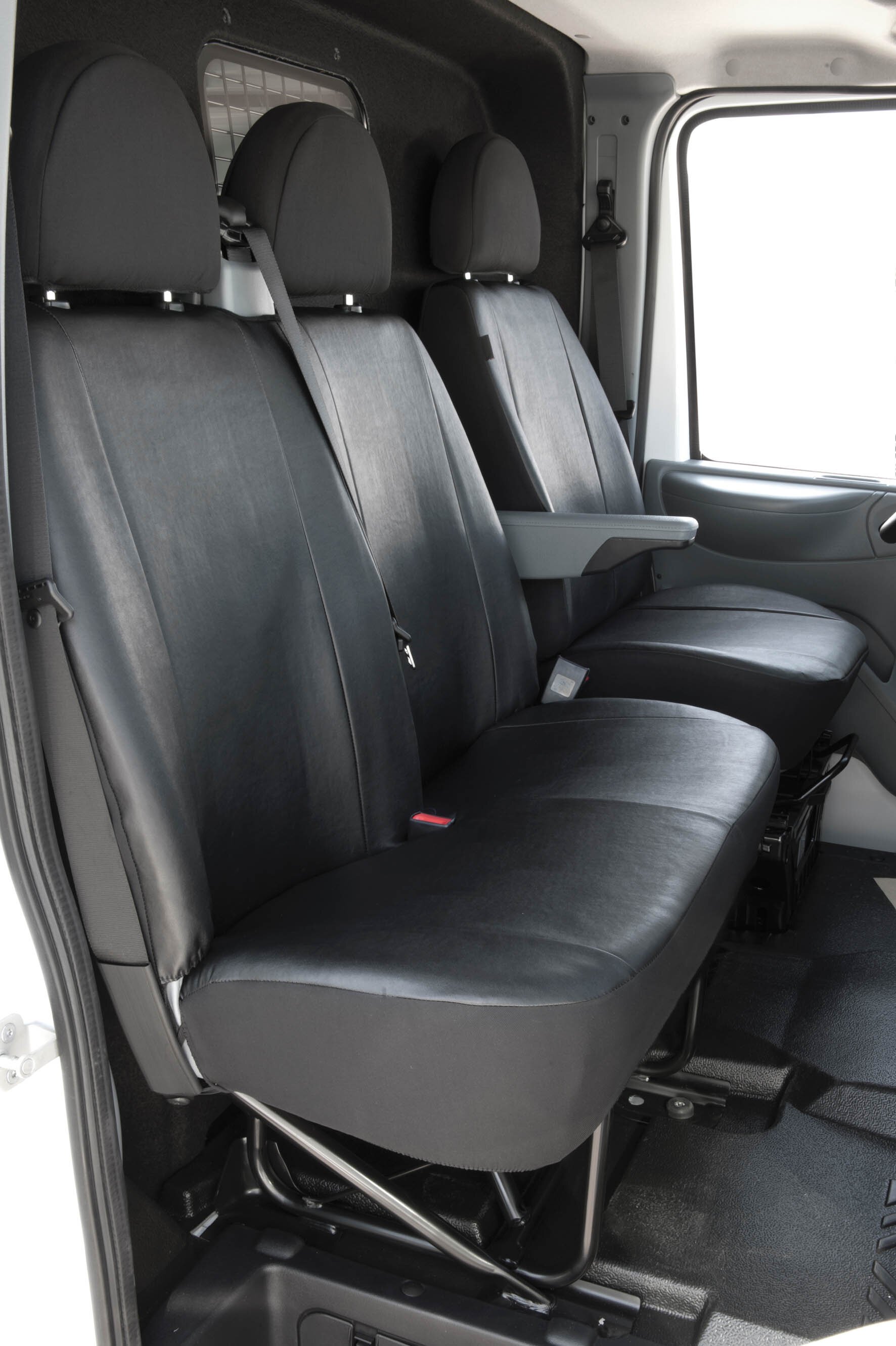 Housse de siège Transporter en simili cuir pour Ford Transit, siège simple et double