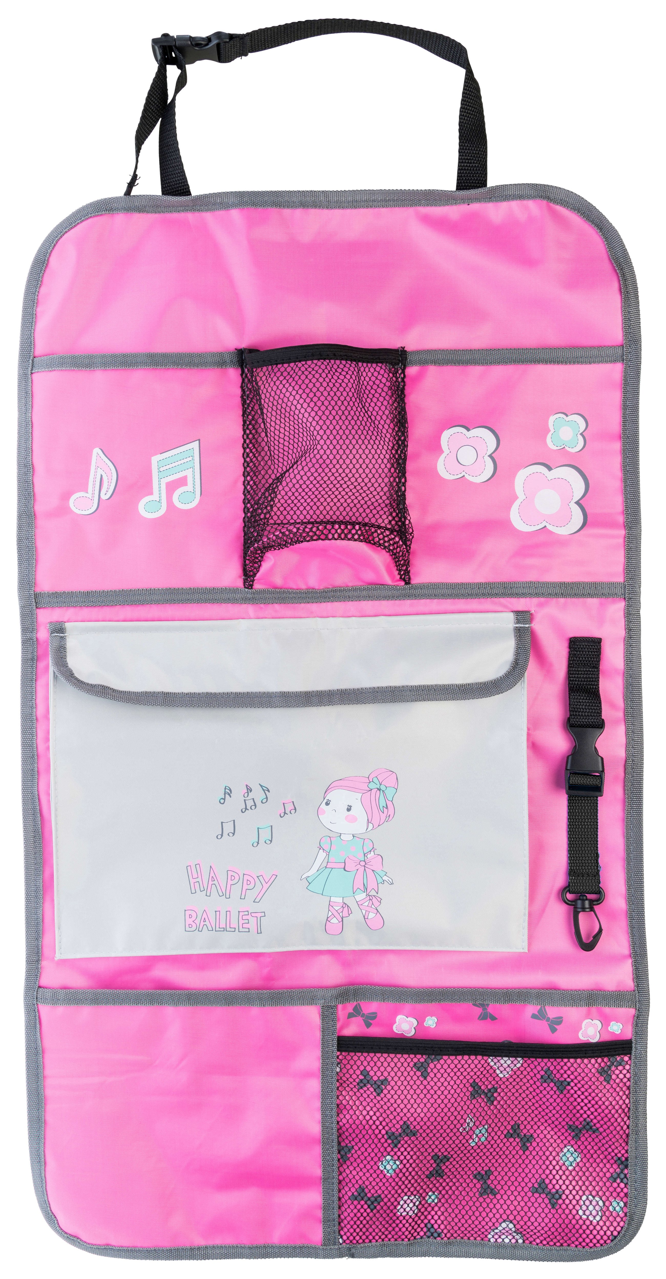 Auto-Organizer Ballet Doll, Rücksitz-Organizer mit Taschen rosa