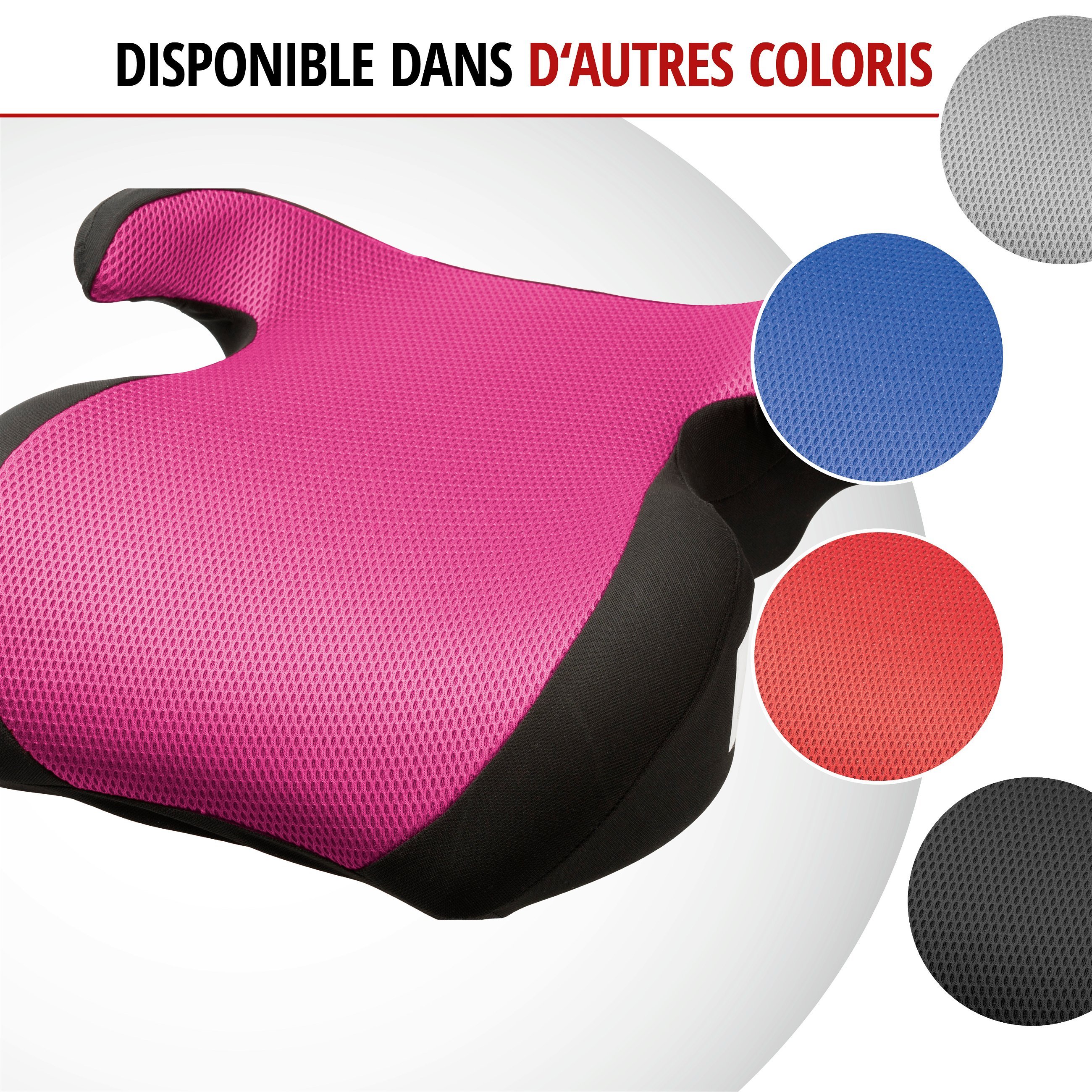 Rehausseur Lino noir/rose